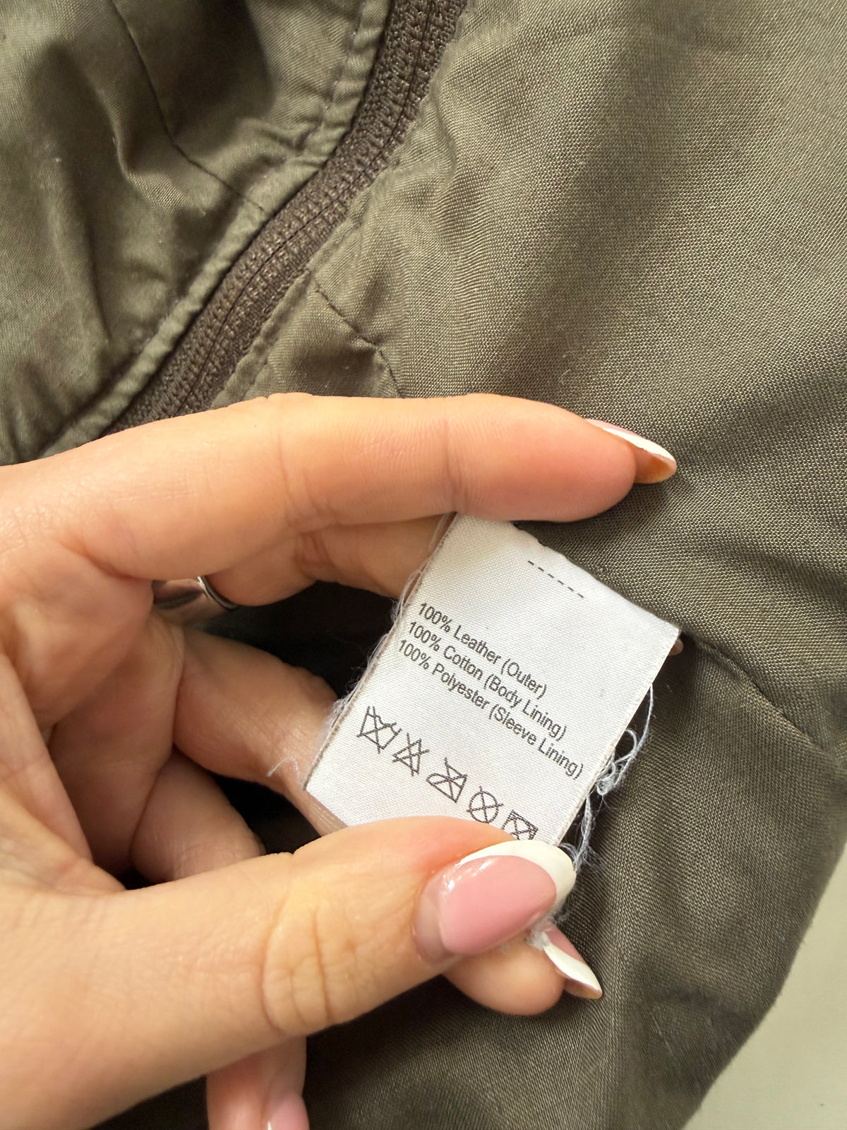 Allsaints 2 in 1 Leather Jacket (UK12)