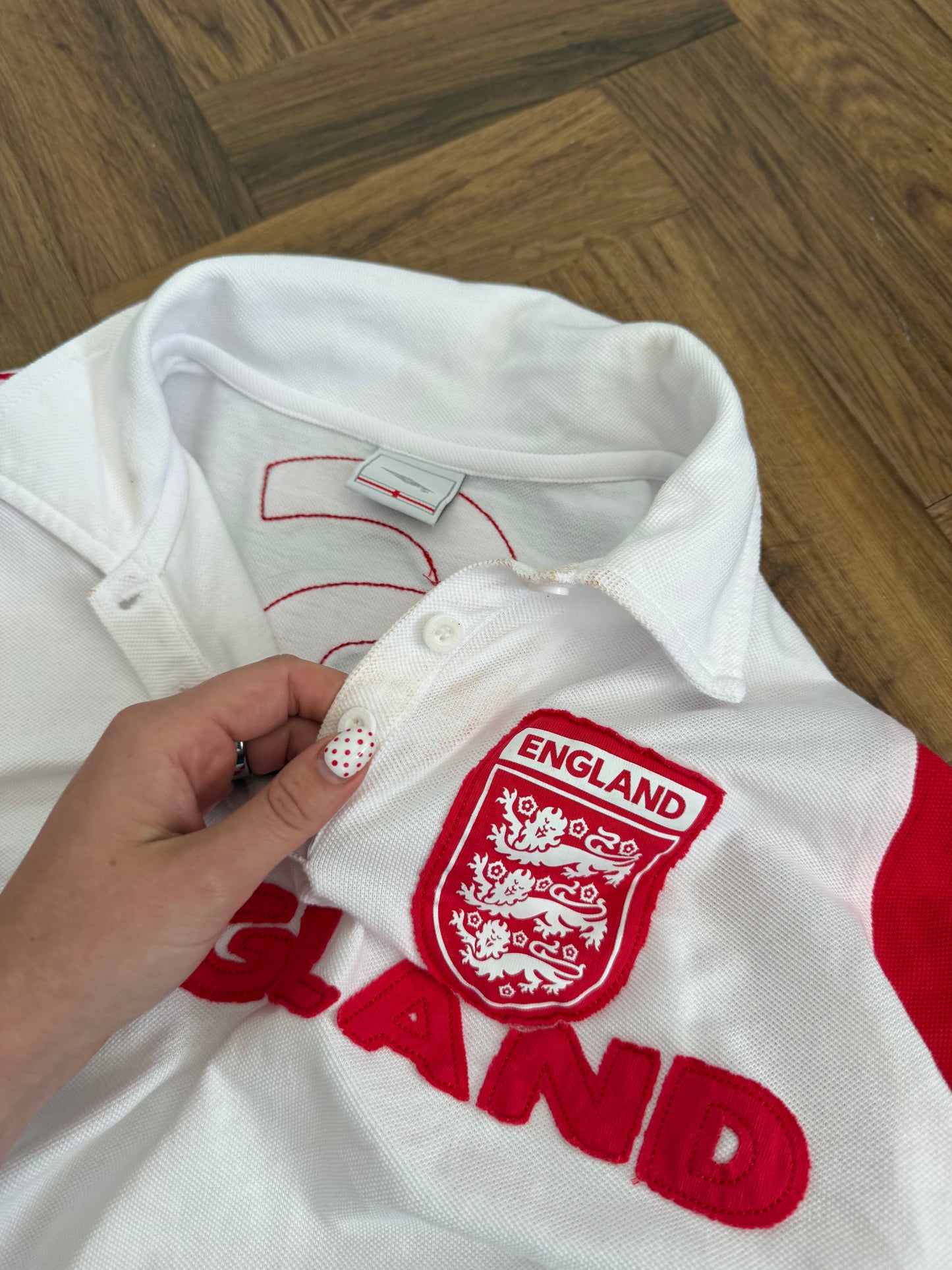 Vintage England Polo Shirt (UK12)