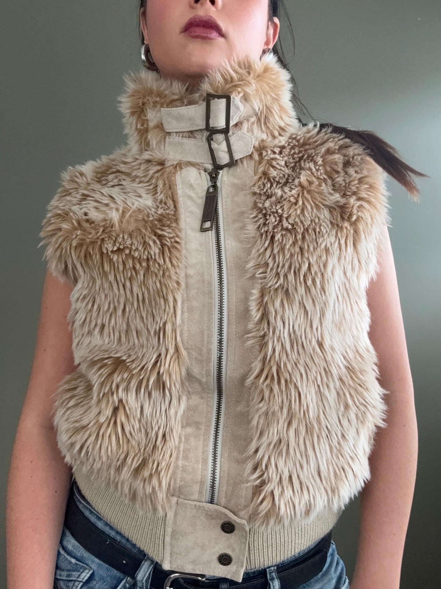 Faux Fur Gilet (UK14)