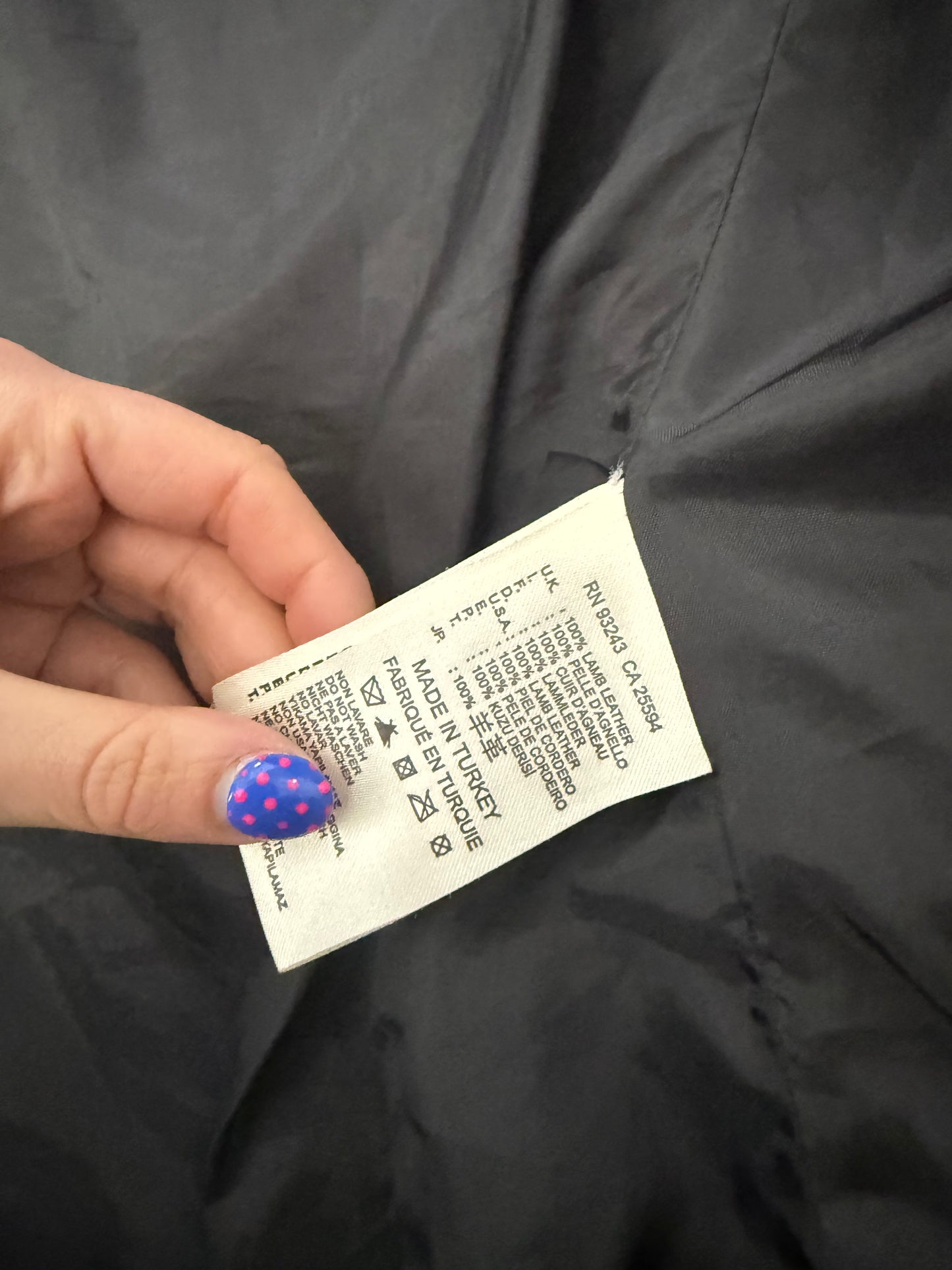 Allsaints Leather Jacket (UK8)