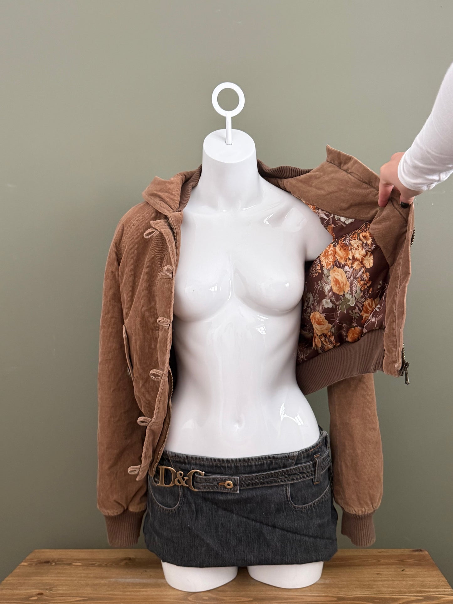 Dolce and Gabbana Corduroy Bomber Jacket (S)