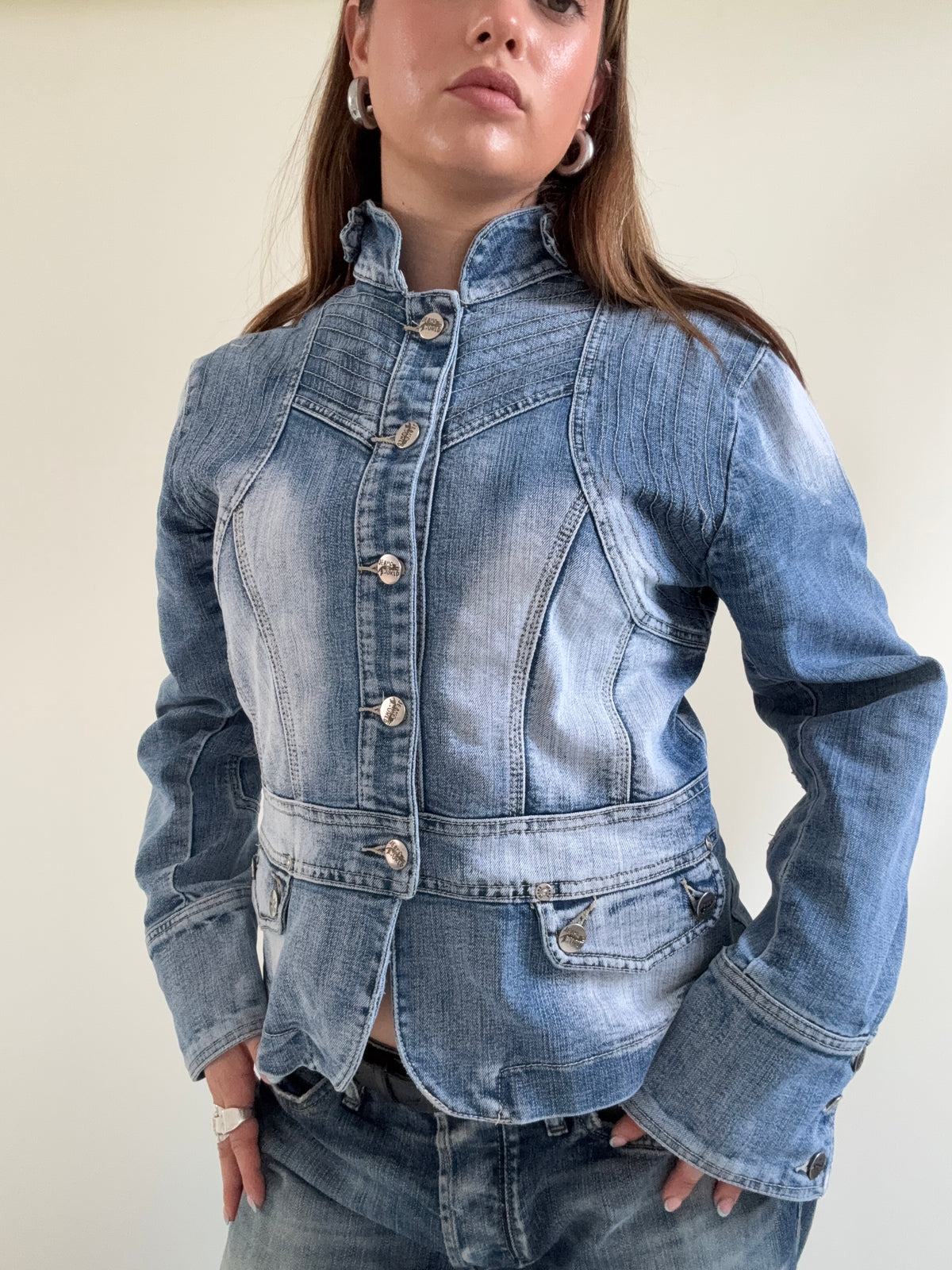 Denim Corset Jacket (L)