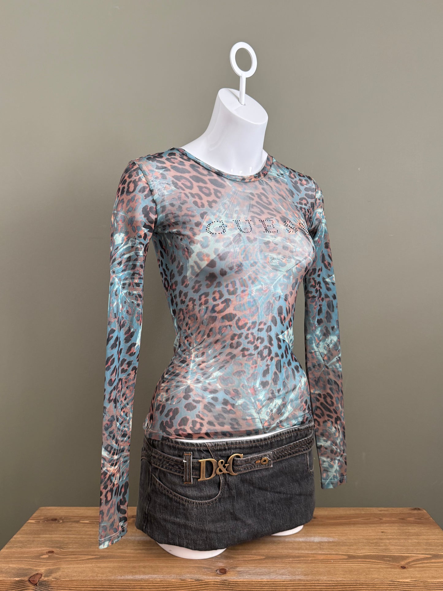 Guess Mesh Top (XS)