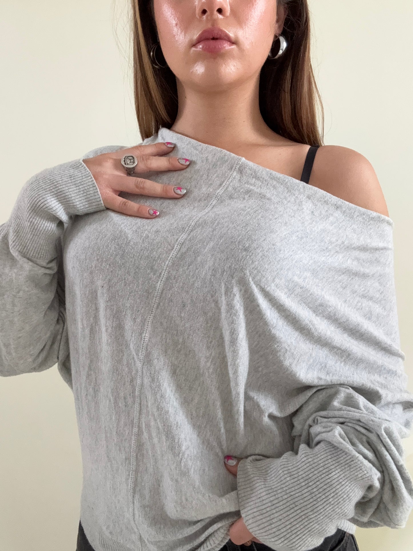 Allsaints Batwing Popper Jumper (UK10)