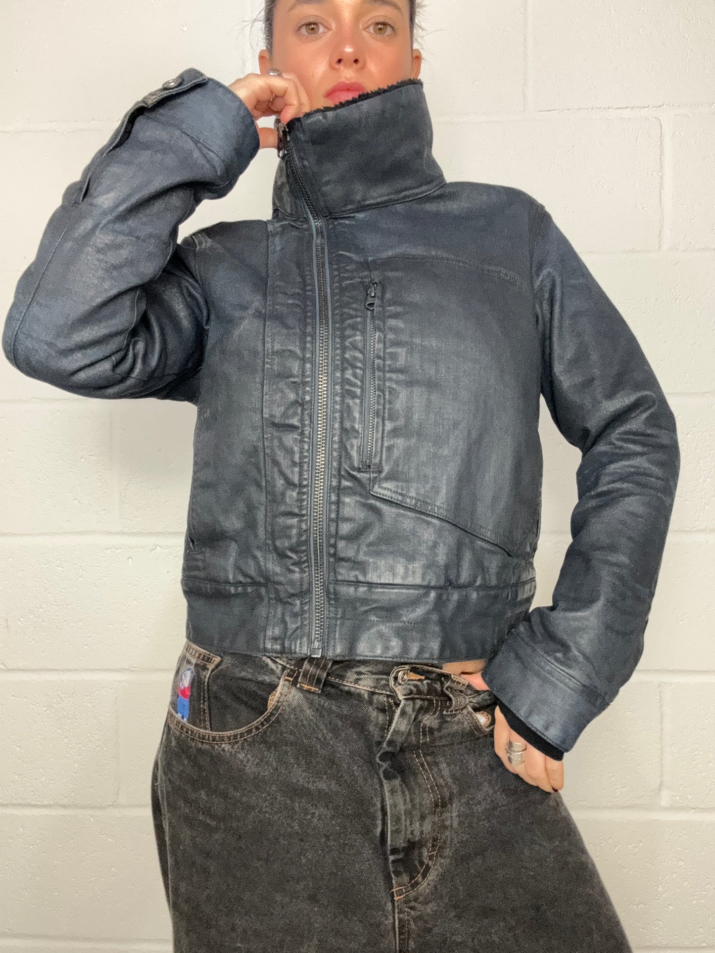 G-Star Denim Fleece Lined Jacket (S)