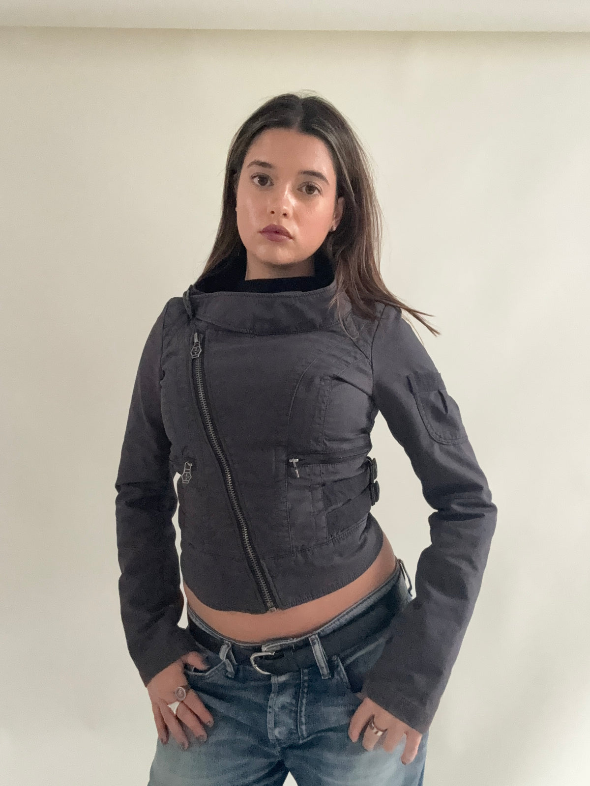 Diesel Cropped Utility Jacket (S)