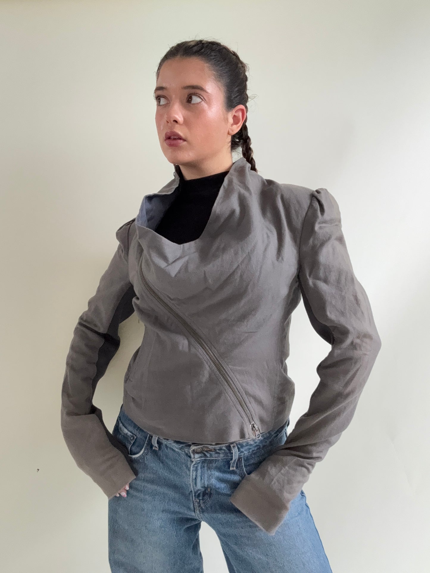 Allsaints Asymmetric Jacket (UK12)