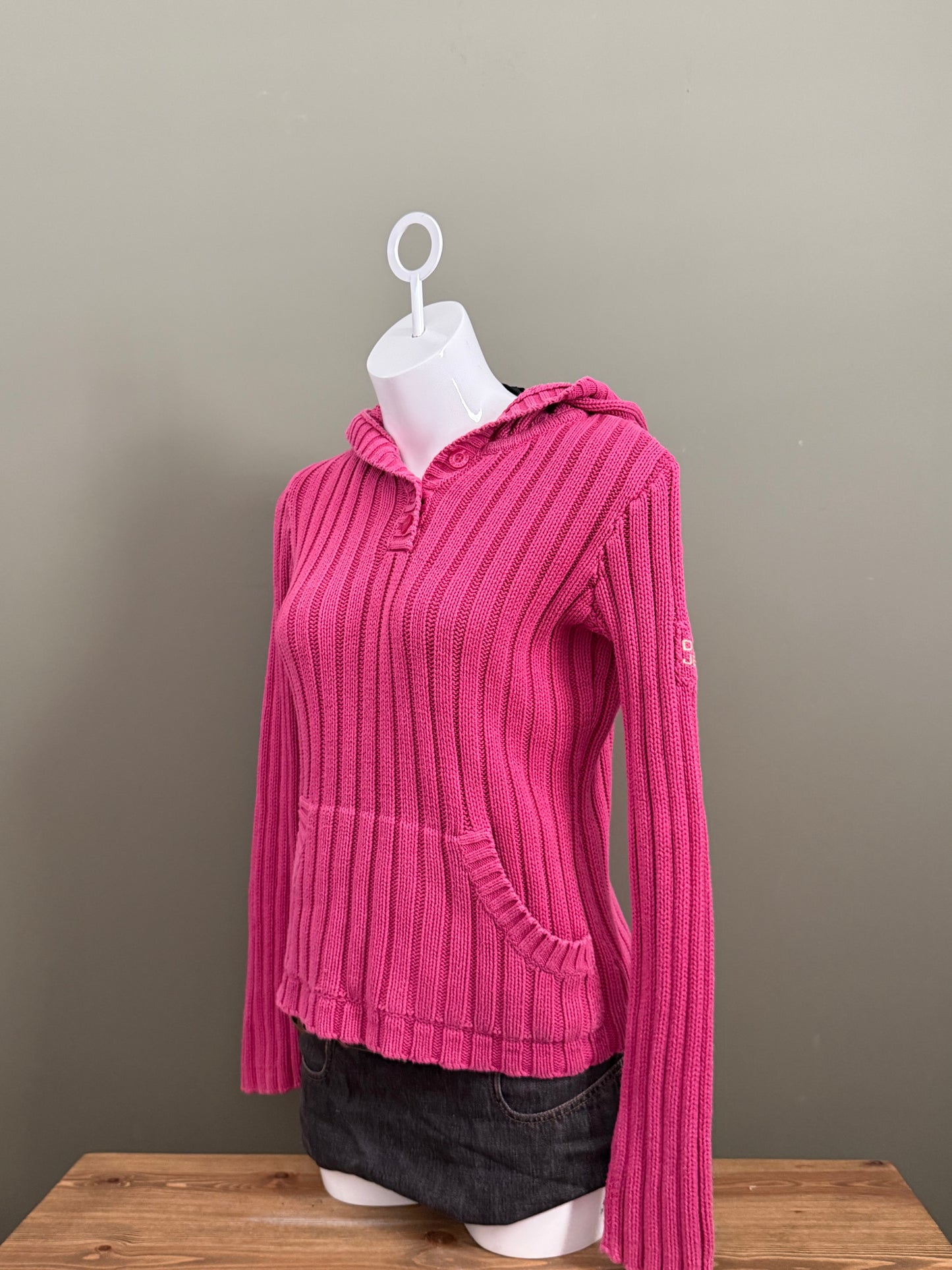 DKNY Pink Knit Jumper (M)