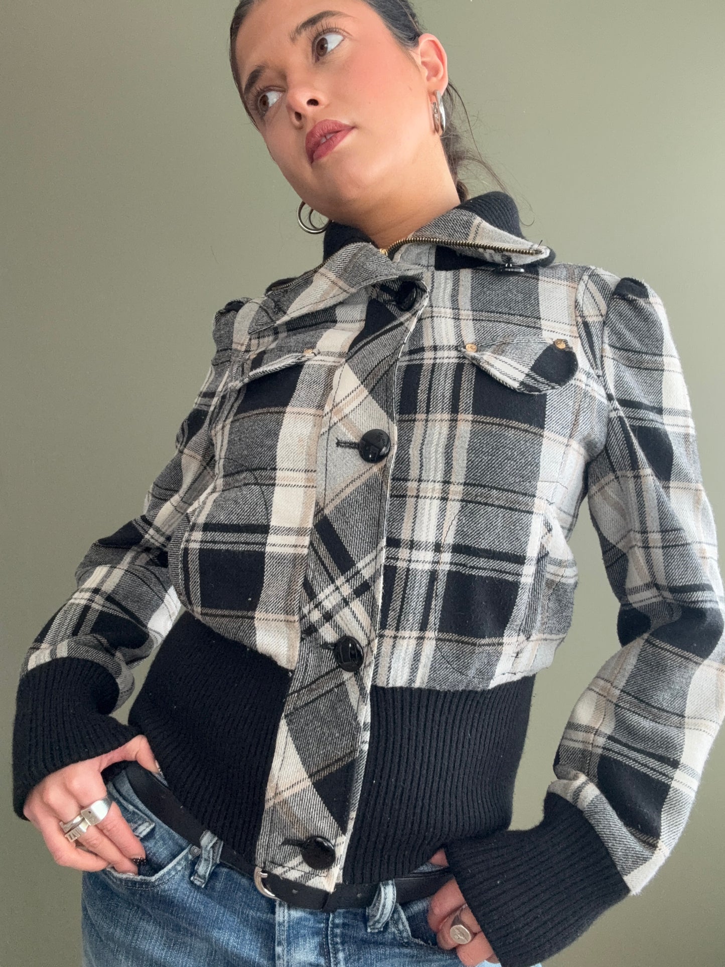 Guess Tartan Jacket (M)