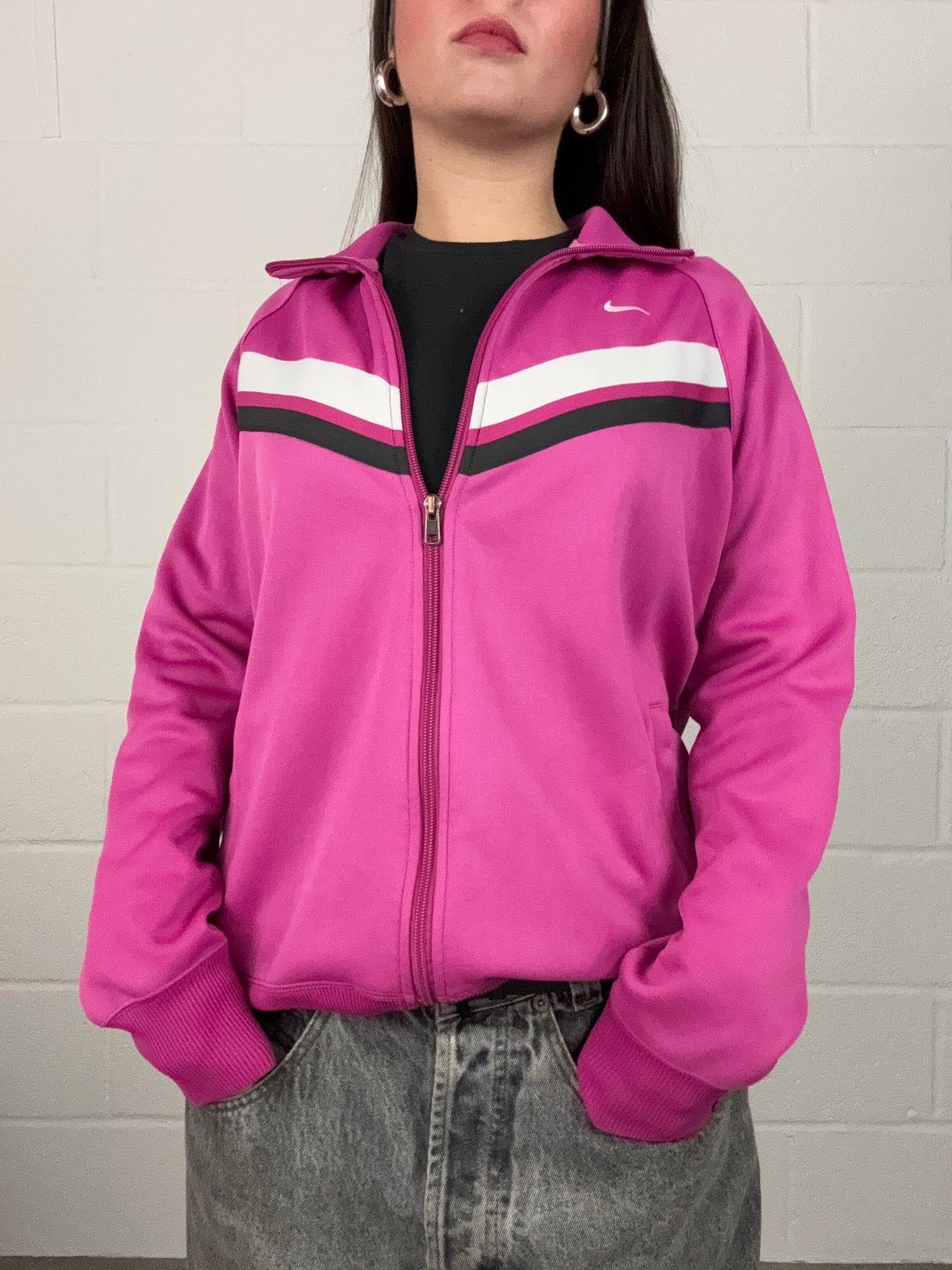 Pink Nike Tracksuit Top (XL)