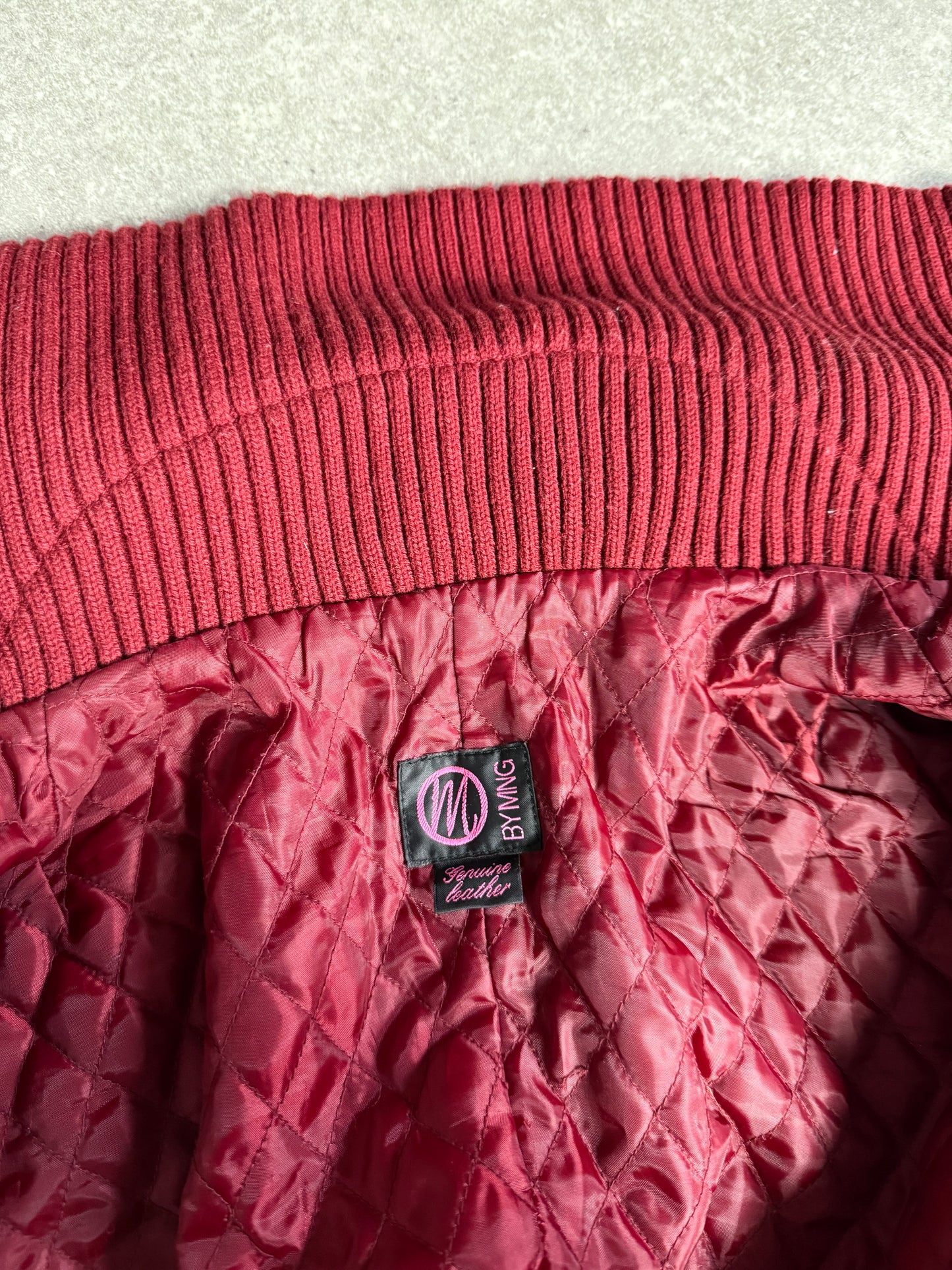 Red Leather Jacket (S)