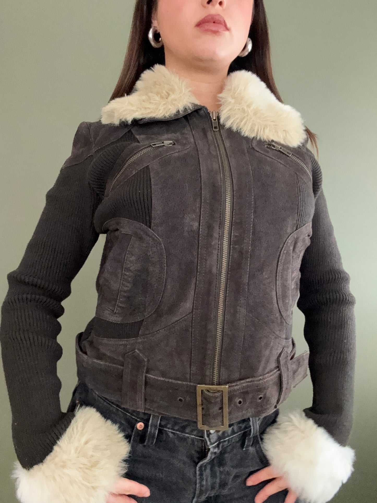 Jane Norman Suede Jacket (UK14)