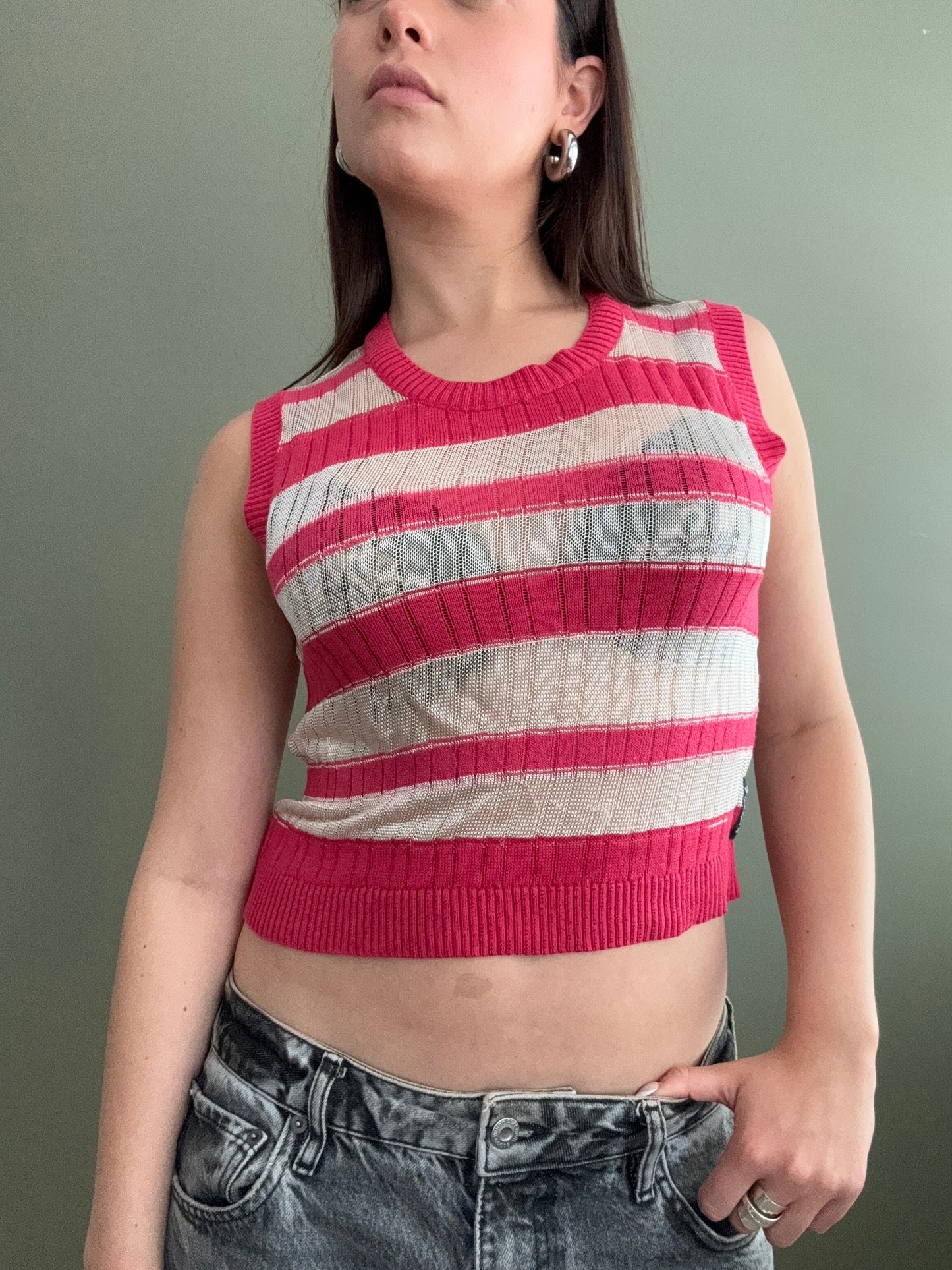 Striped Armani Top (UK12)
