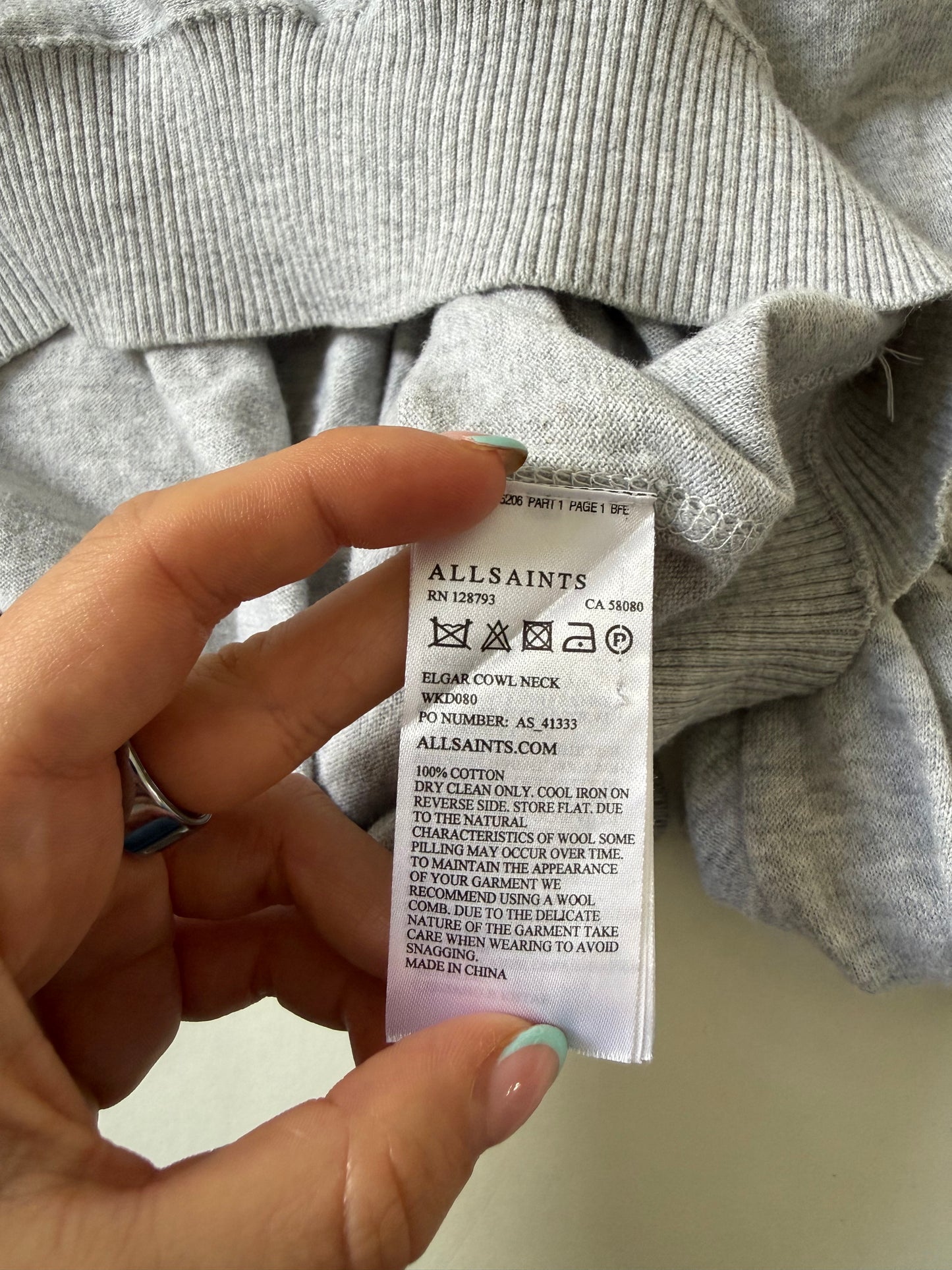 Allsaints Batwing Jumper (UK10)