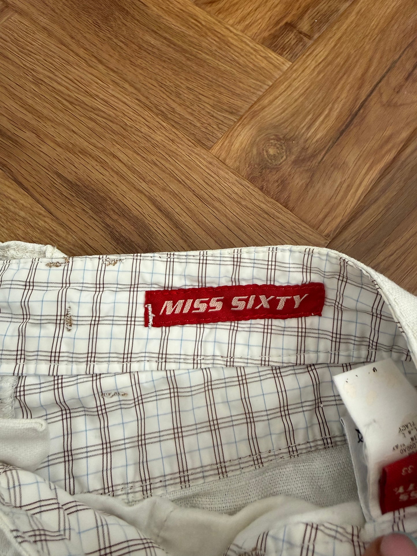 Miss Sixty White Baggy Trouser (33)