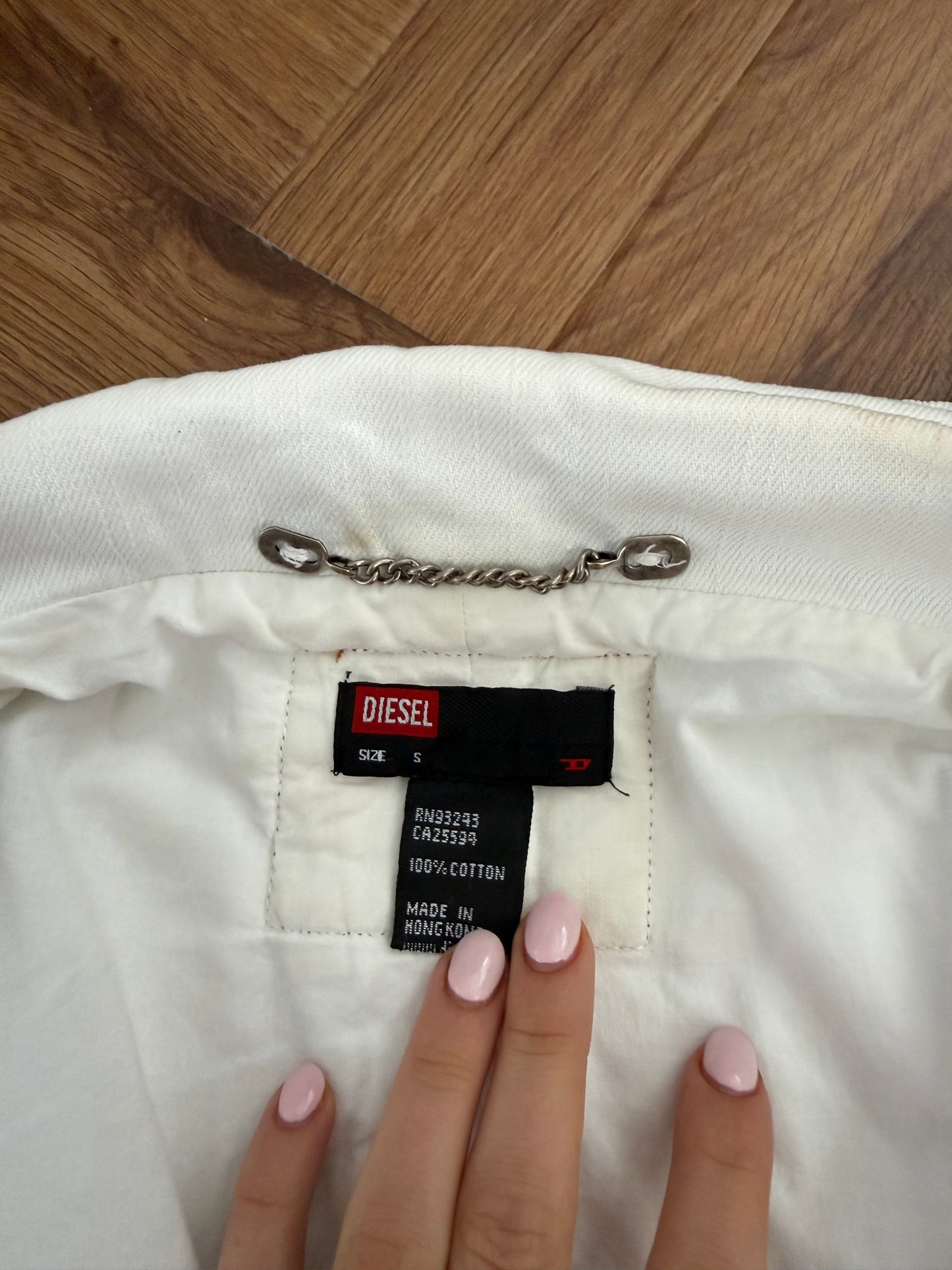 Diesel White Corset Jacket (S)