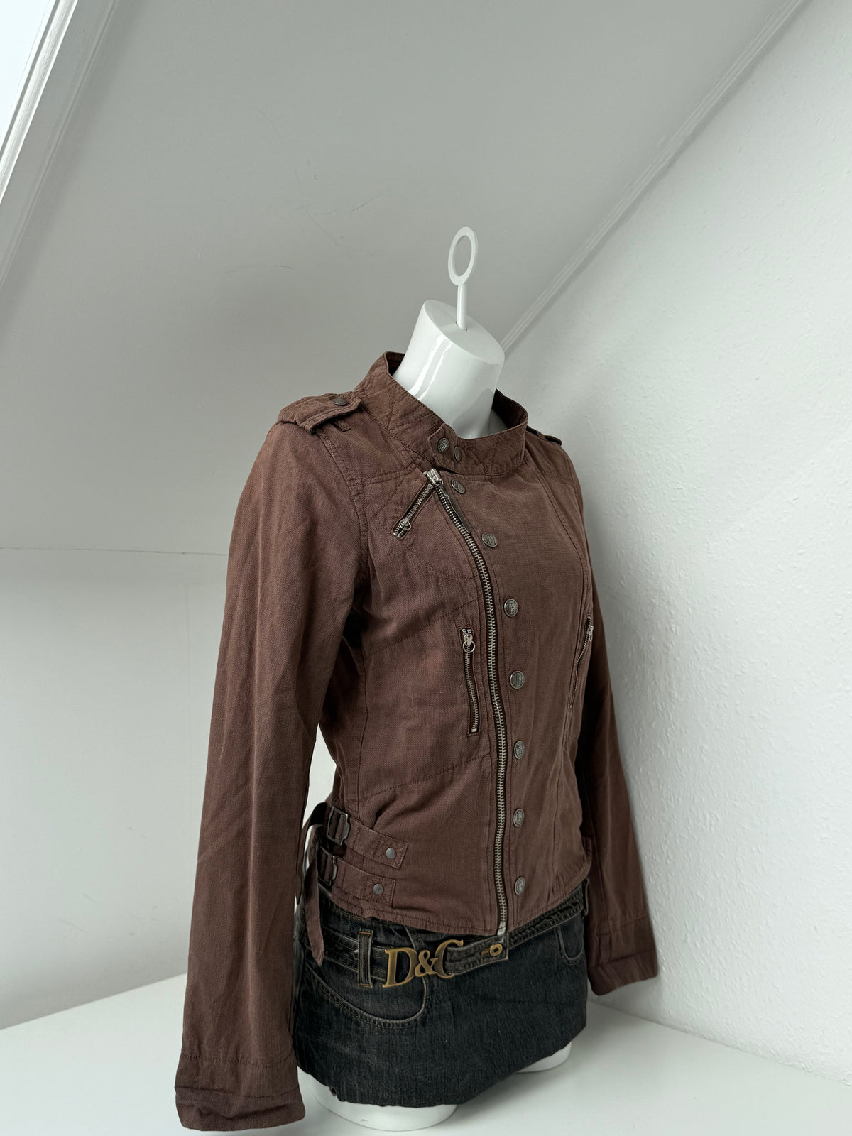 Diesel Fitted Asymmetric Buckle Jacket (L)