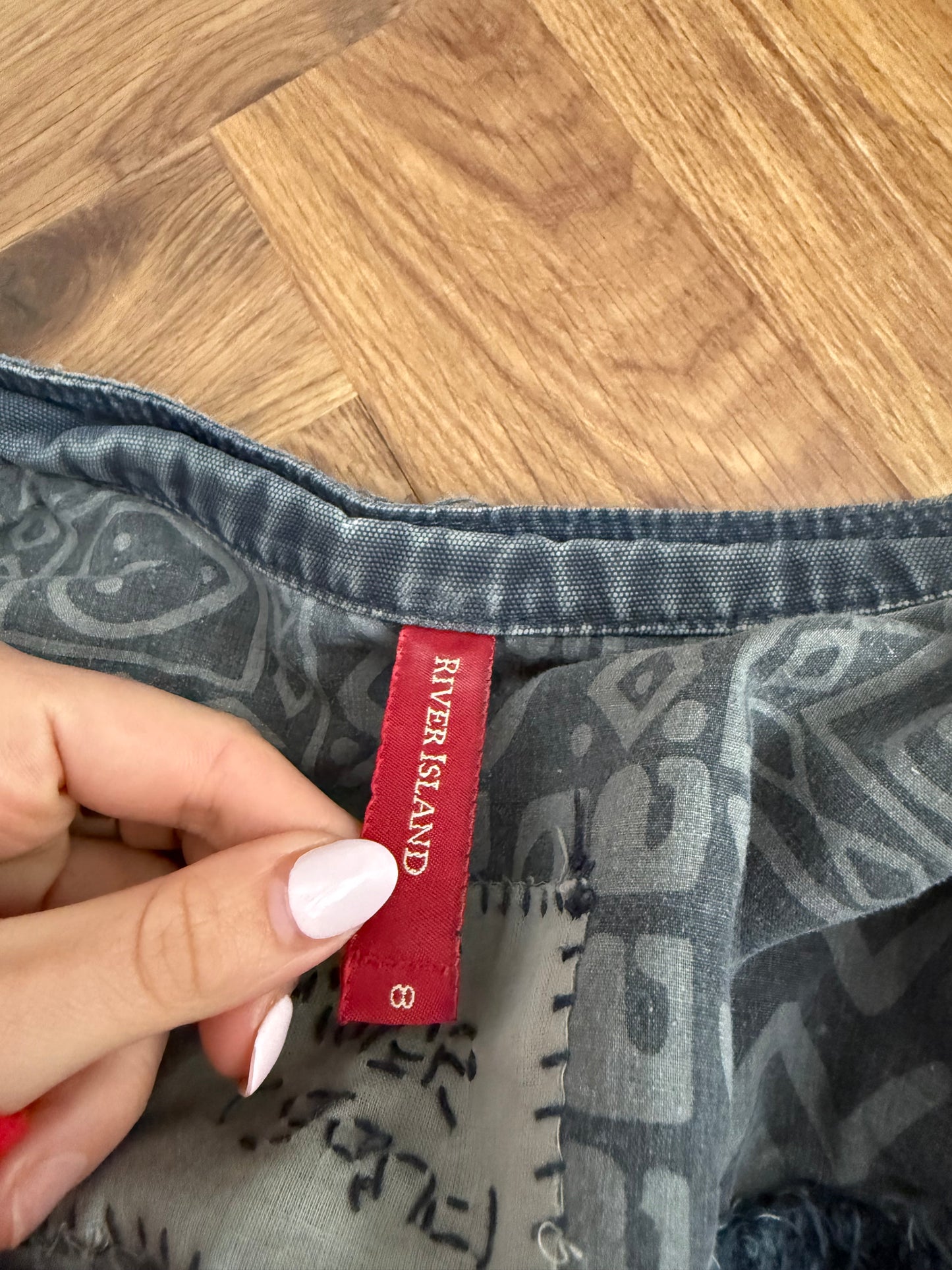 Cropped Y2K Distressed Jacket (UK8)
