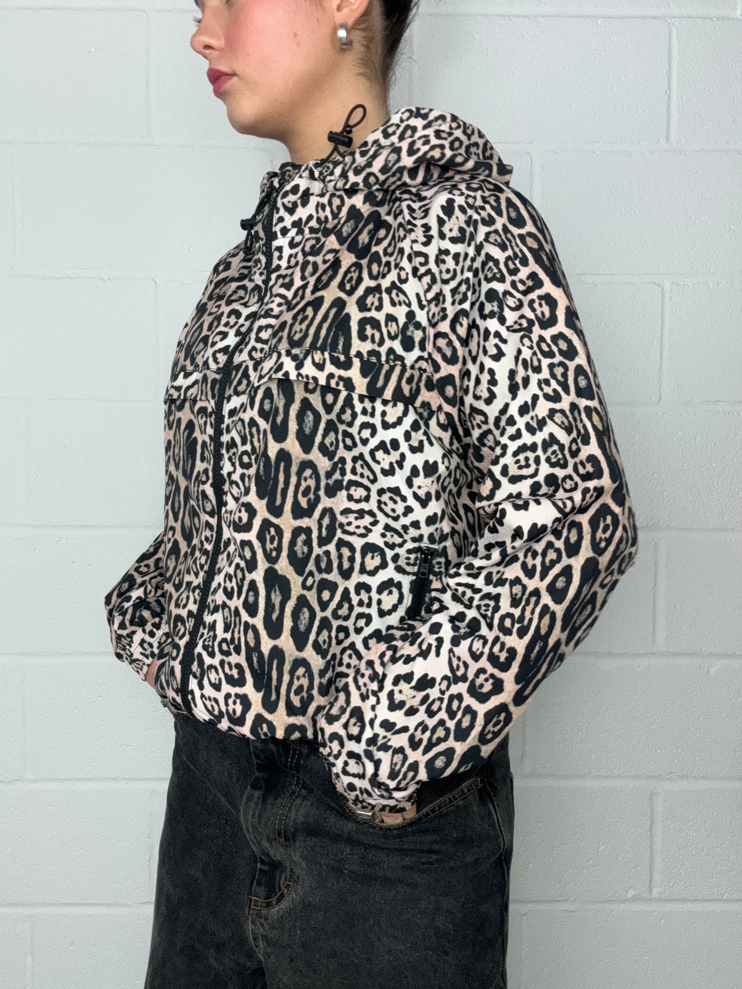 Leopard Print Raincoat (M//L)