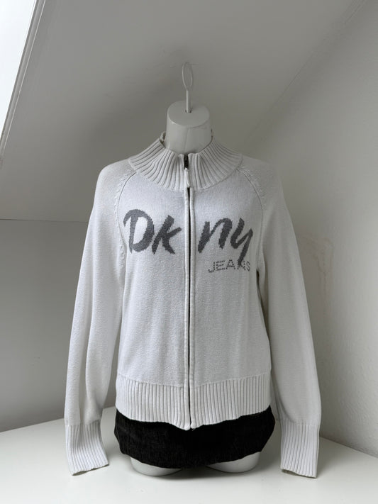 DKNY Knit Zip Jumper (L)