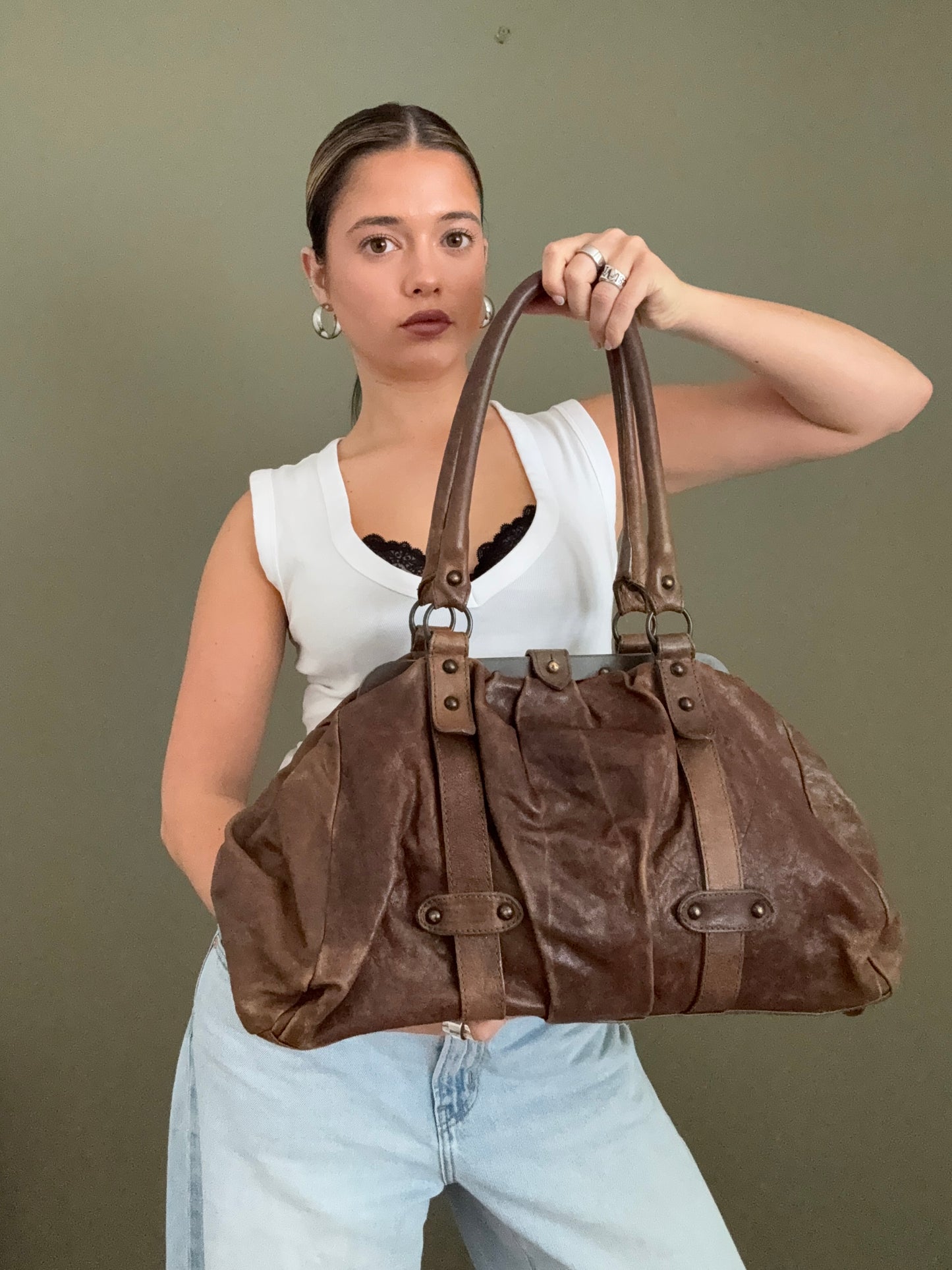 Allsaints Leather Nocturne Bag