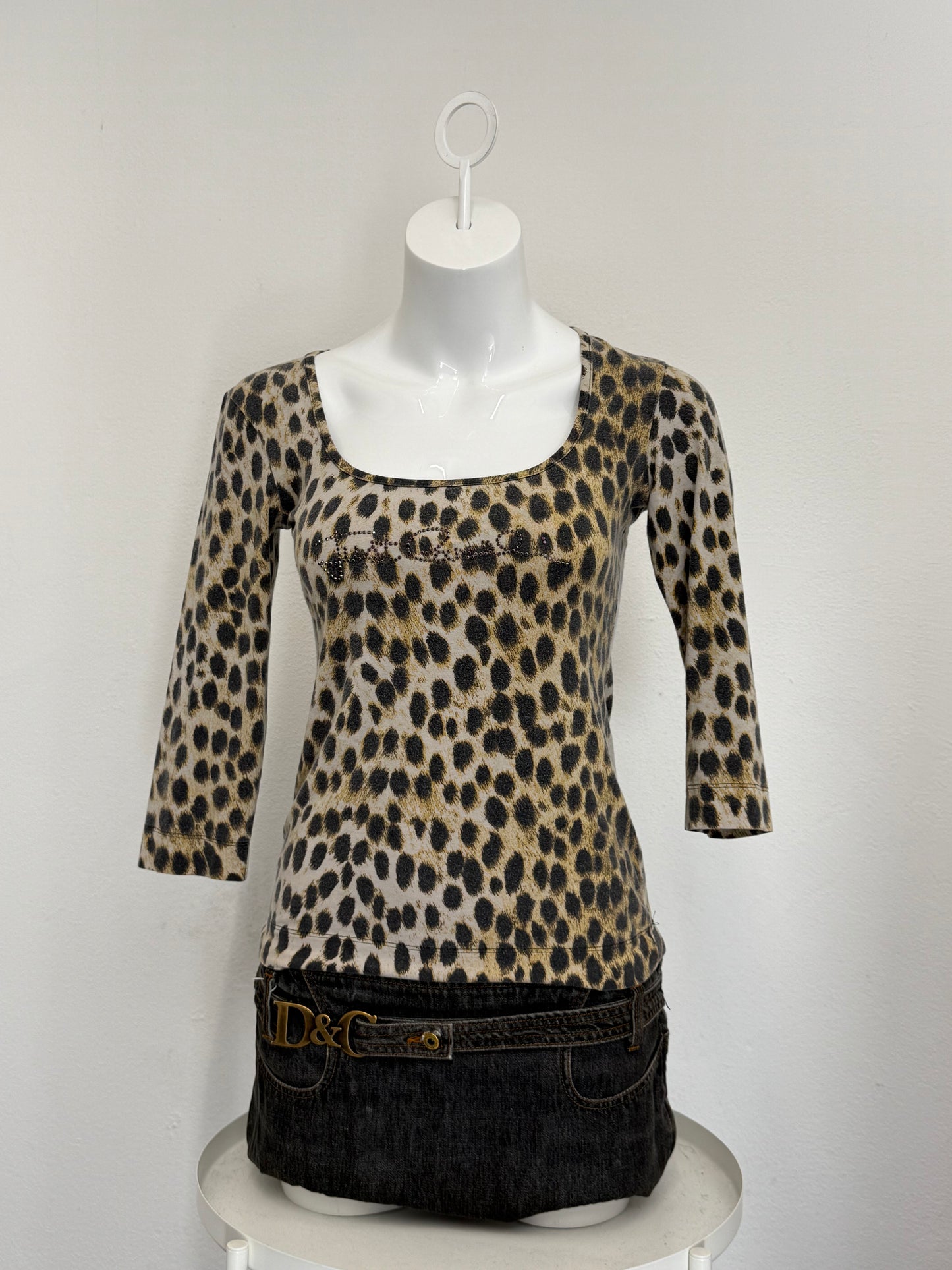 Leopard Cavalli Top (M)