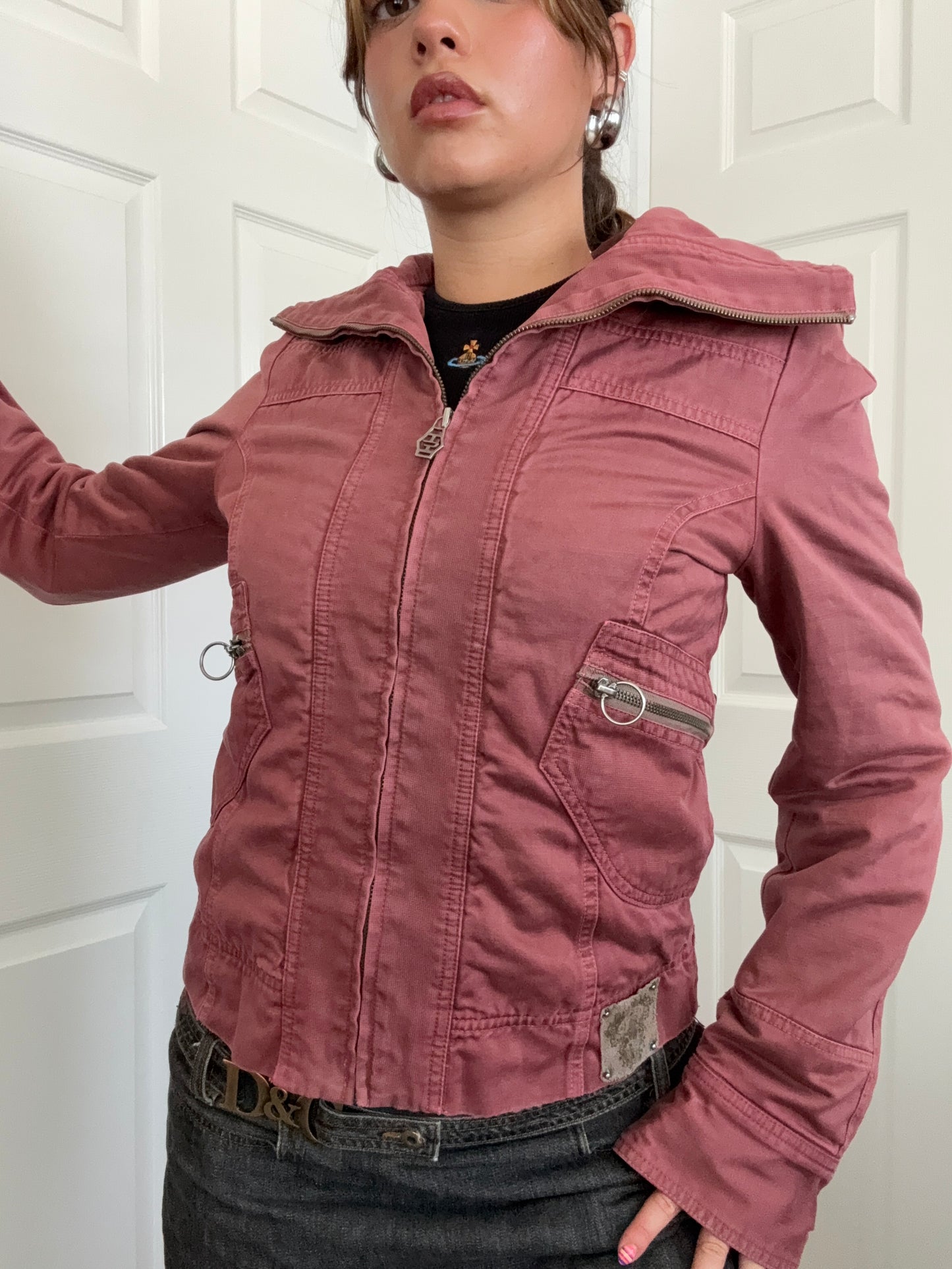 Vintage Diesel Funnel Neck Jacket (M)