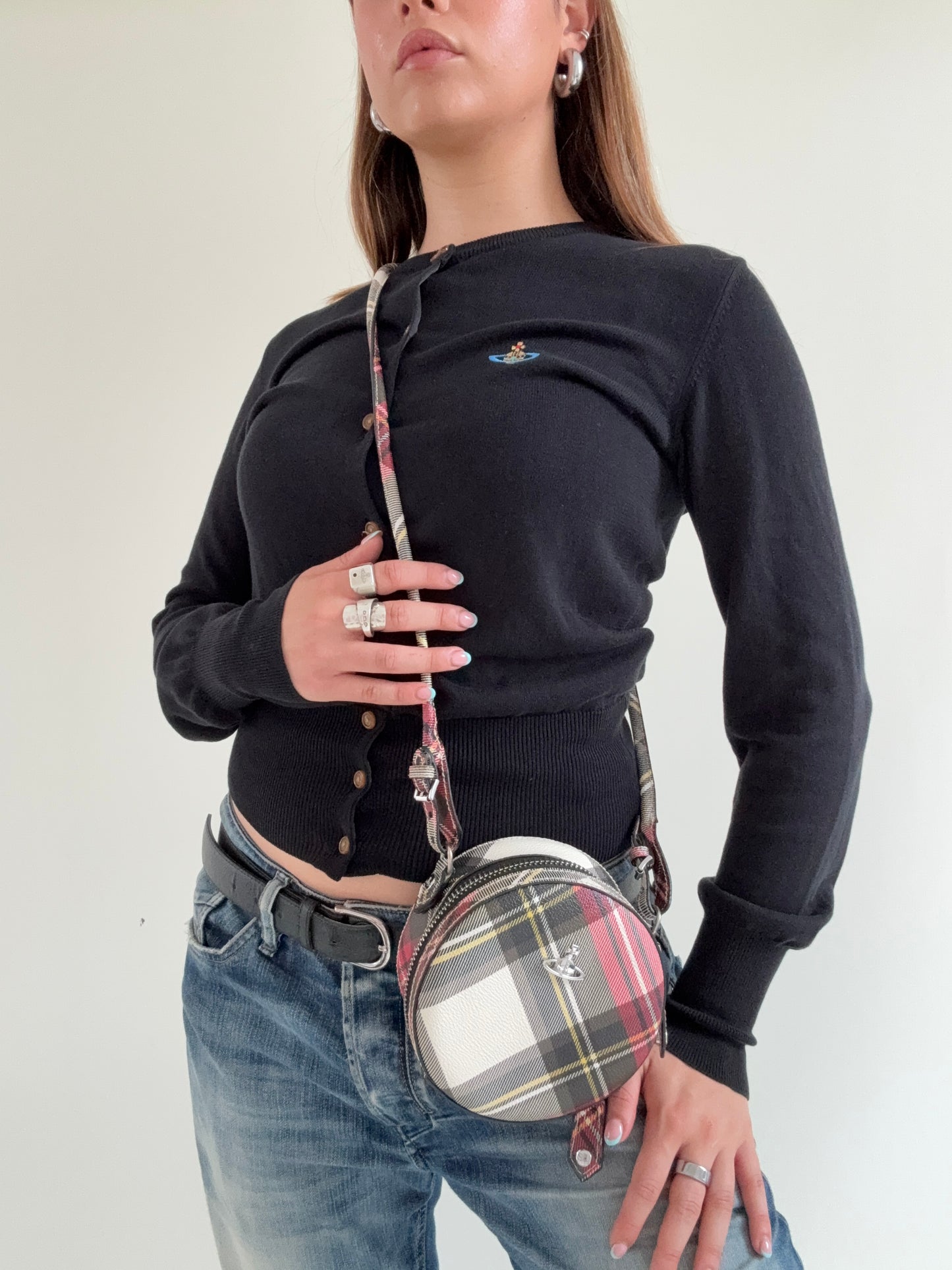 Vivienne Westwood Tartan Crossbody Bag