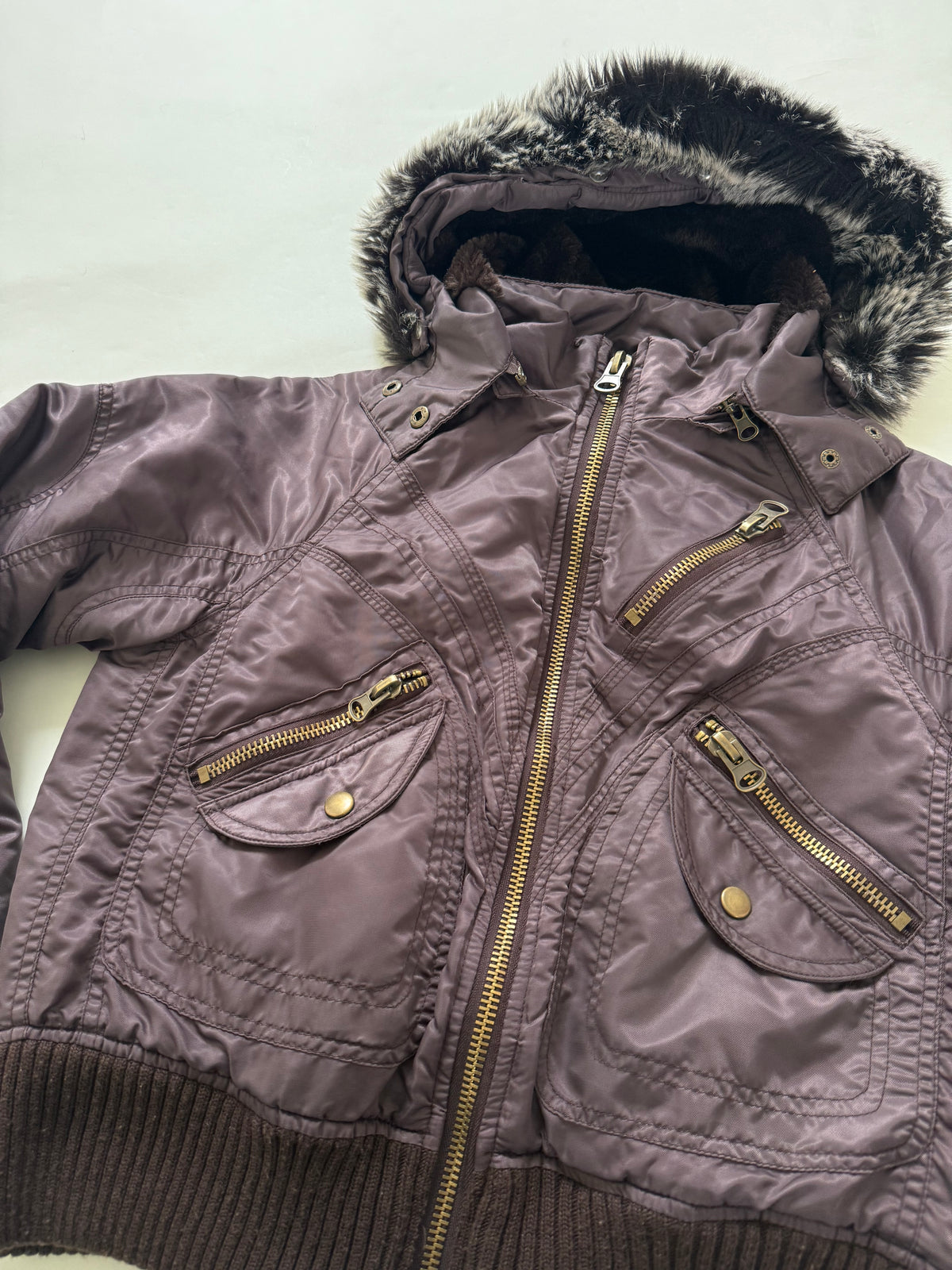 Y2K Bomber Jacket (UK12)