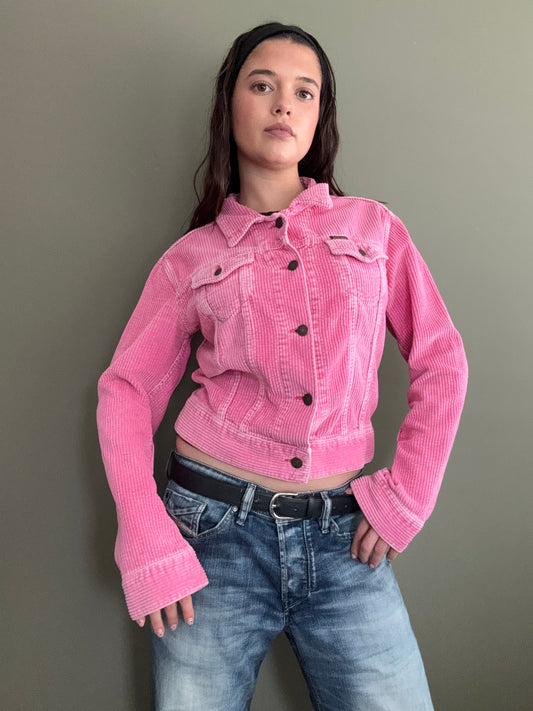 Diesel Pink Corduroy Jacket (L)