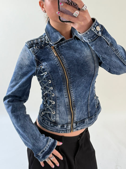 Denim Corset Jacket (S)