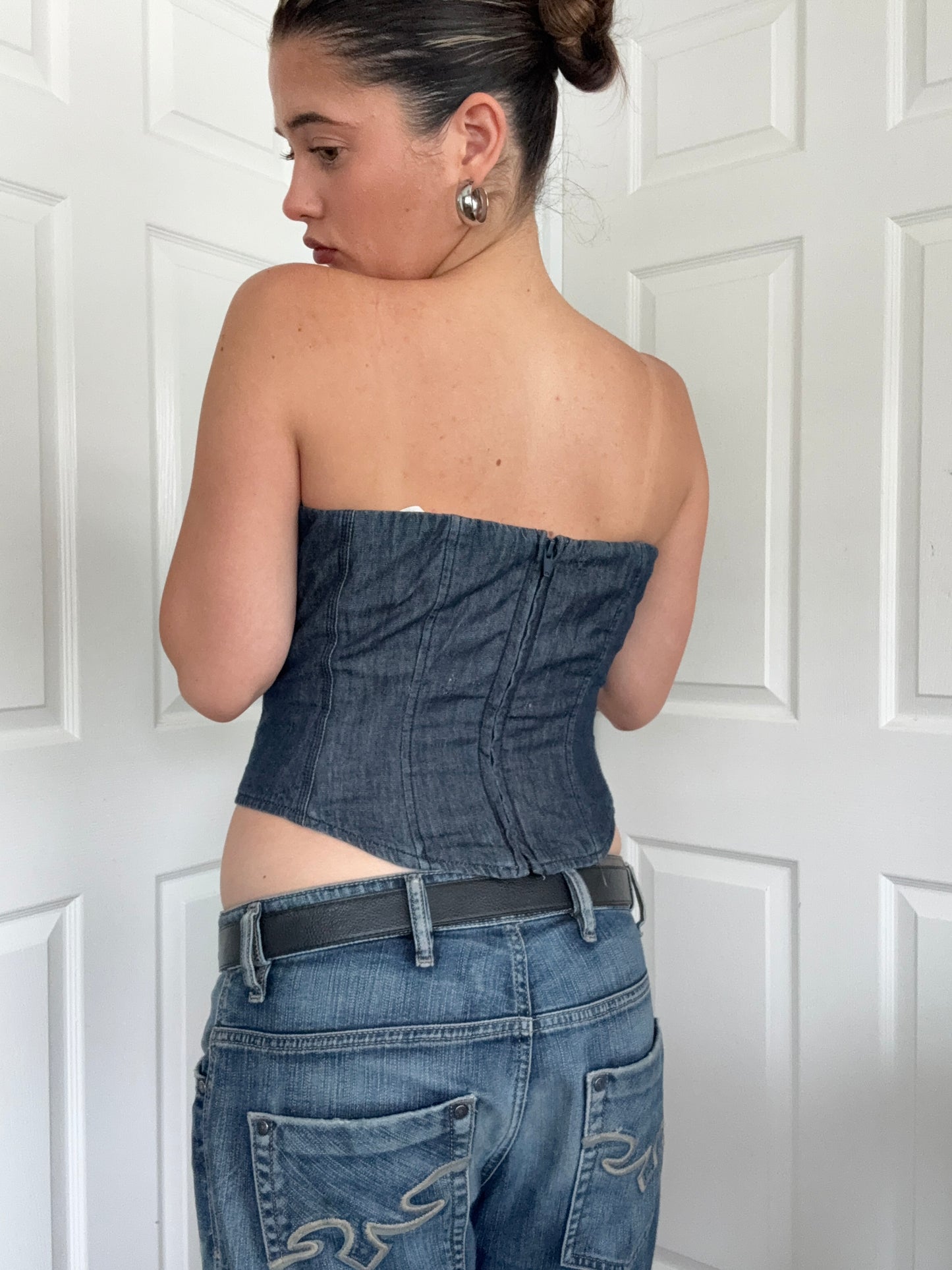 Ralph Lauren Denim Corset (US8)
