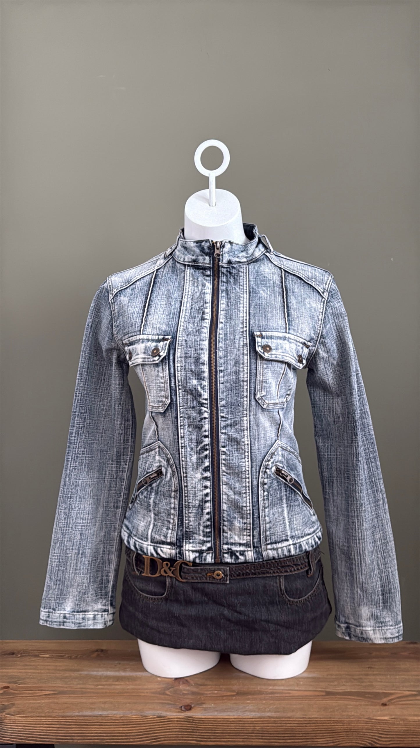Denim Y2K Jacket (UK10)