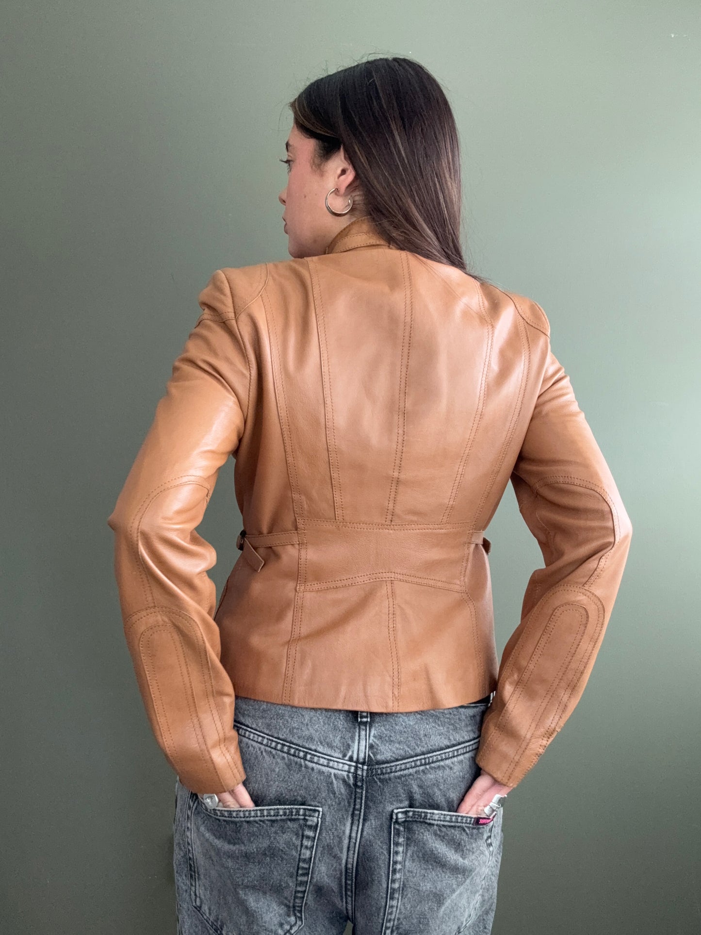 Karen Millen Leather Jacket (UK8)