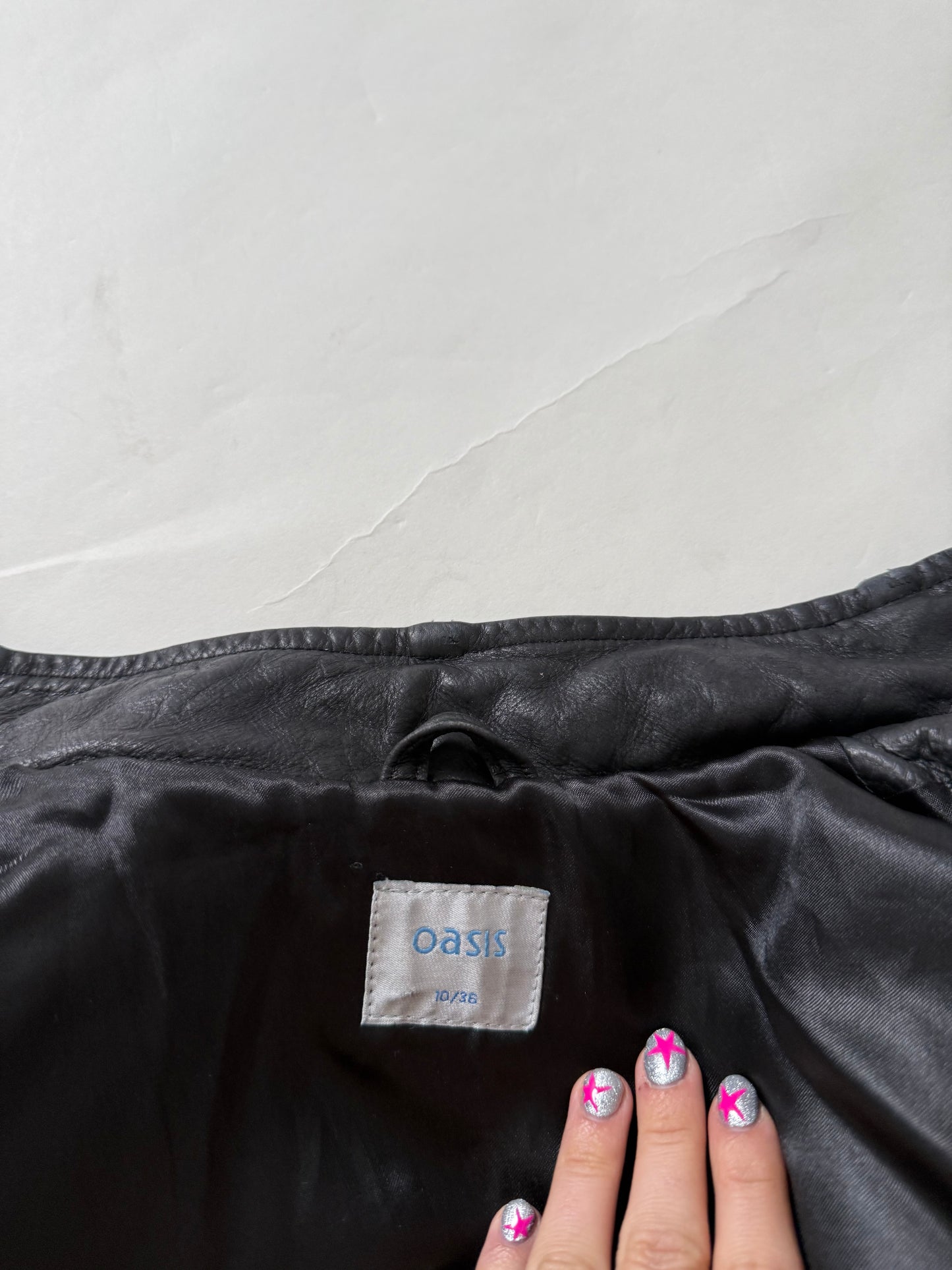 Leather Buckle Jacket (UK10)