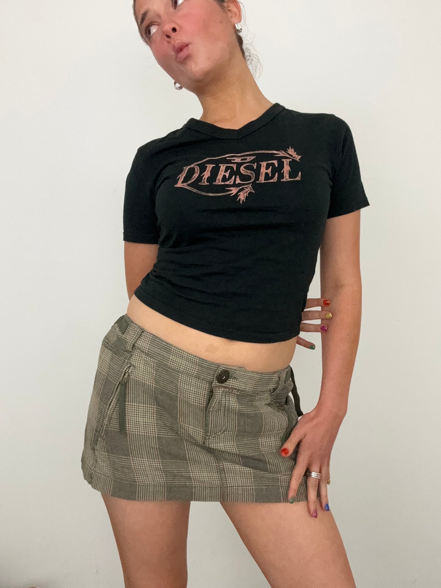 Guess Tartan Skirt