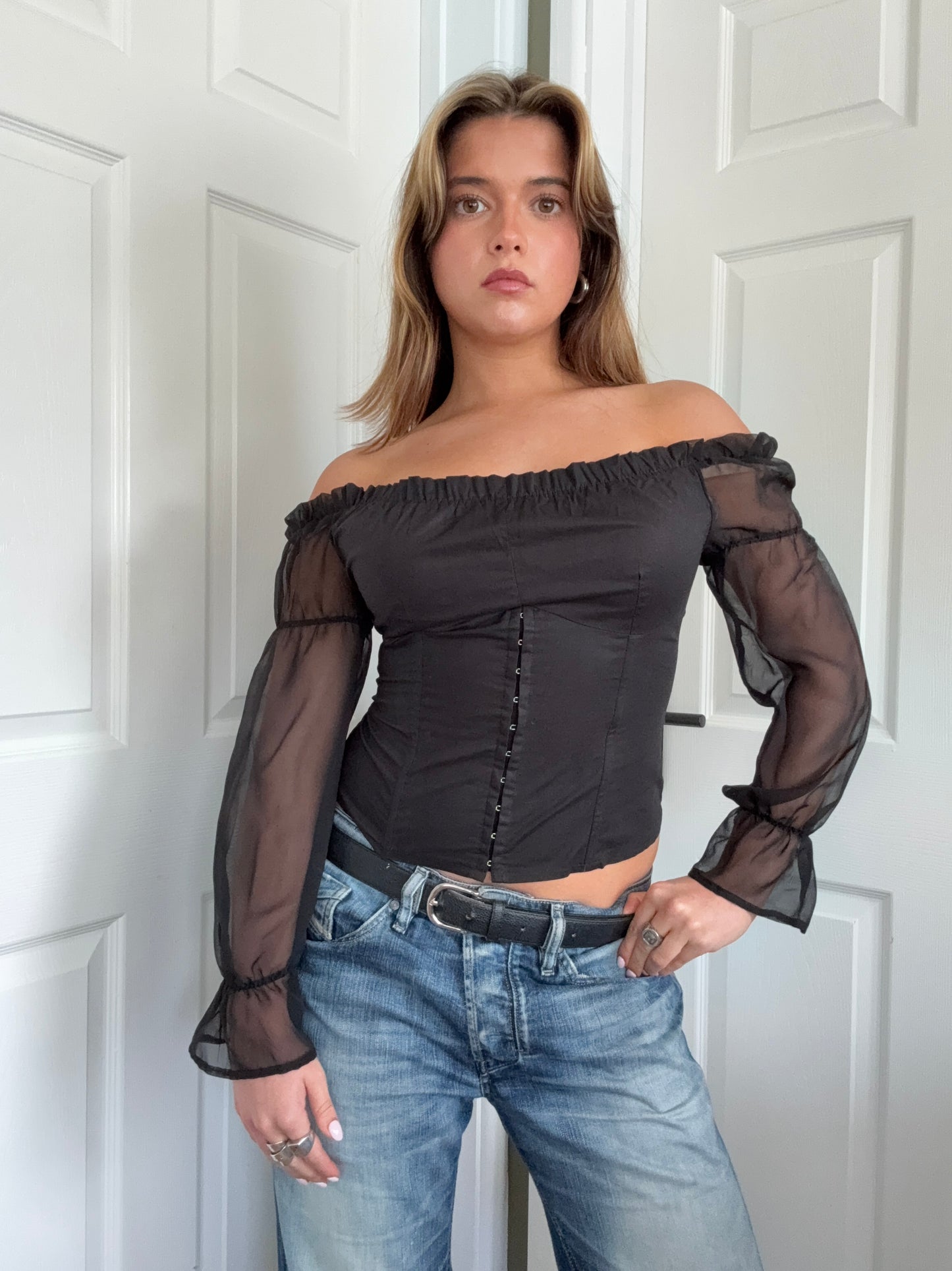Jane Norman Milk Maid Top (UK8)