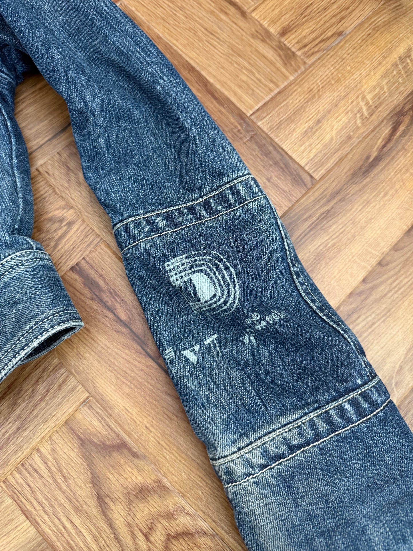 Diesel Cropped Fitted Denim Jacket (S)