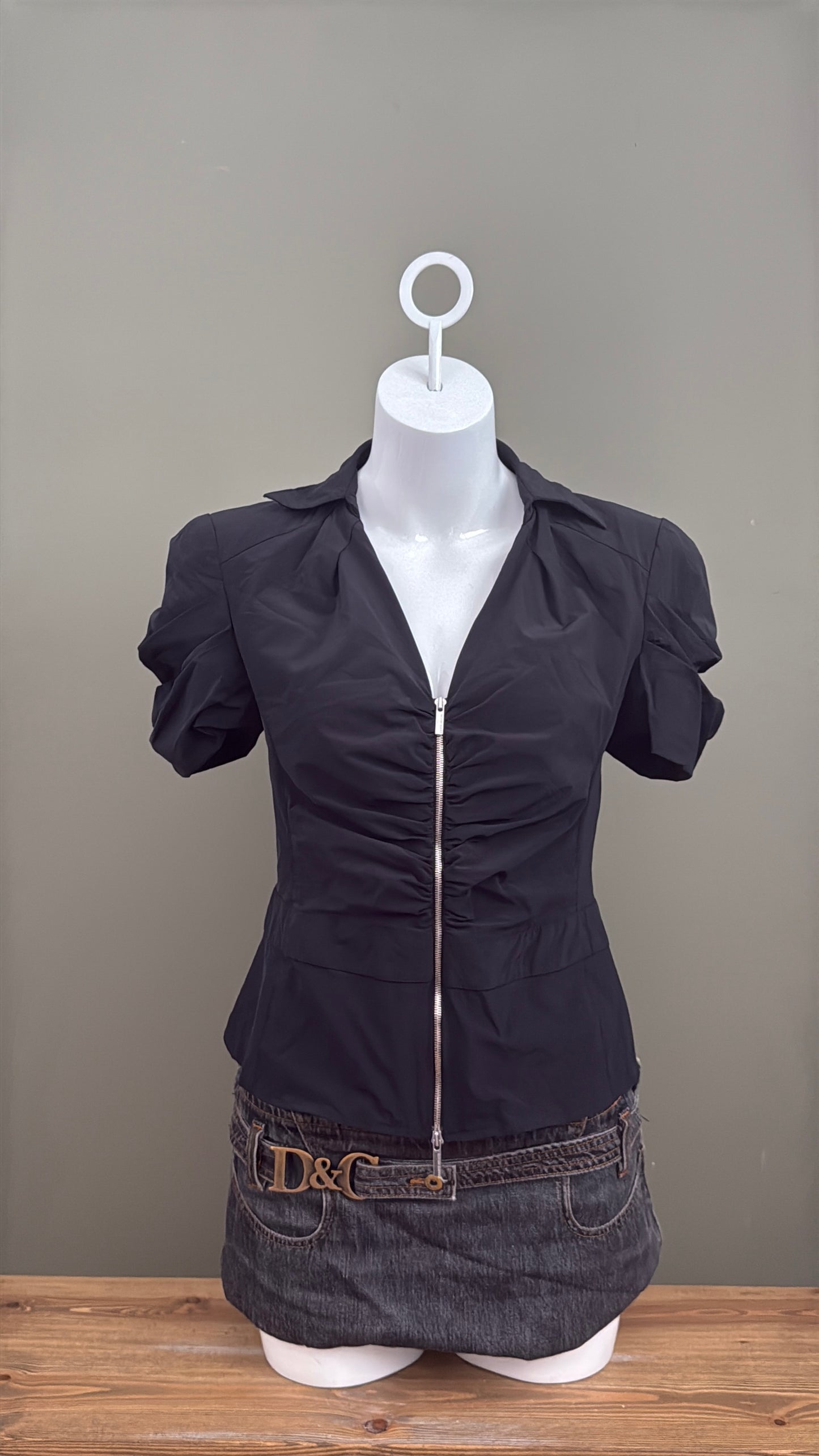 Karen Millen Zip Shirt (UK14)