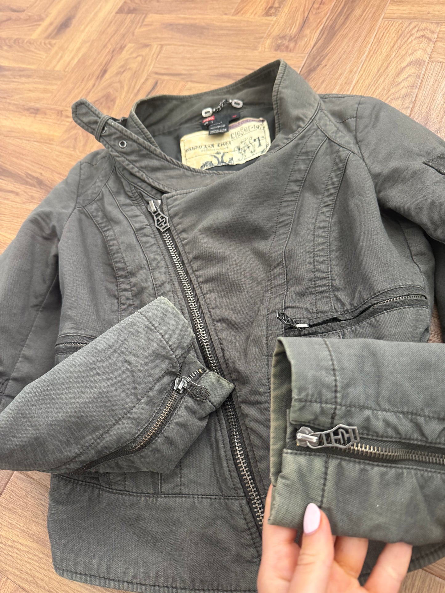 Diesel Cropped Utility Jacket (S)