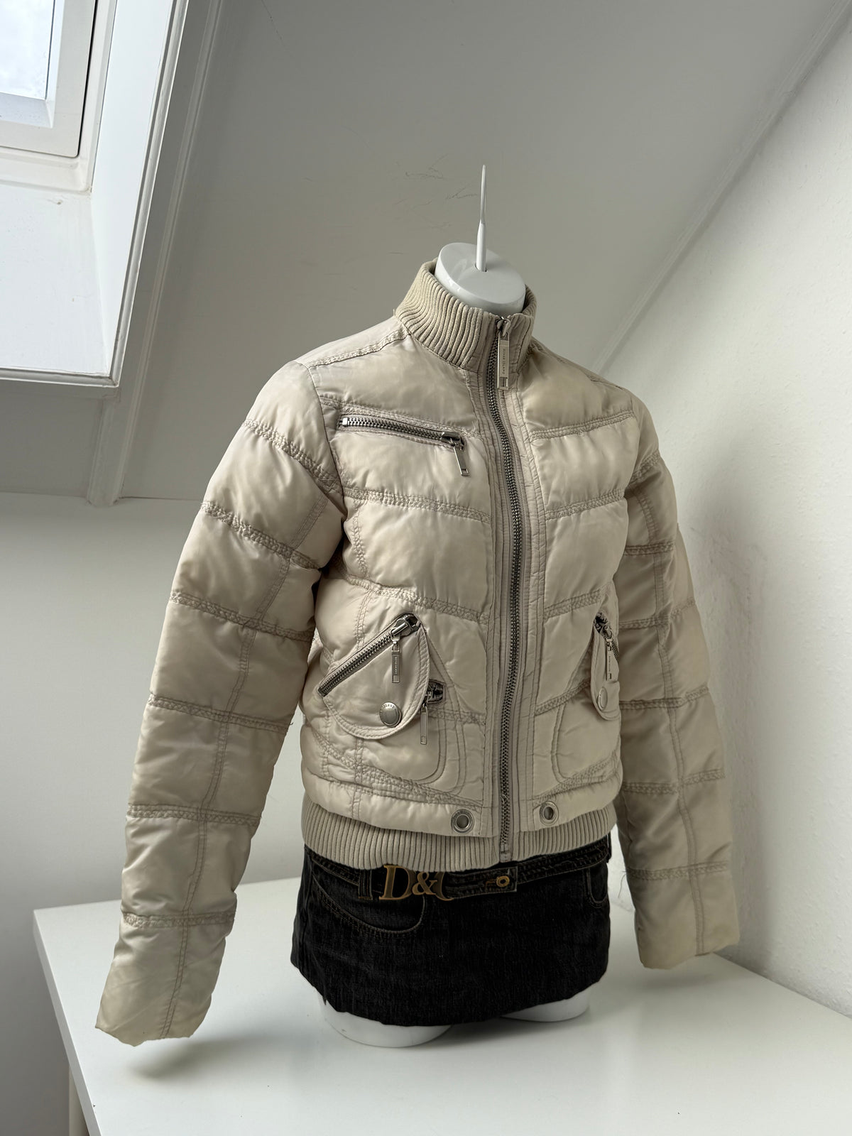 Y2K Puffer Jacket (UK12)