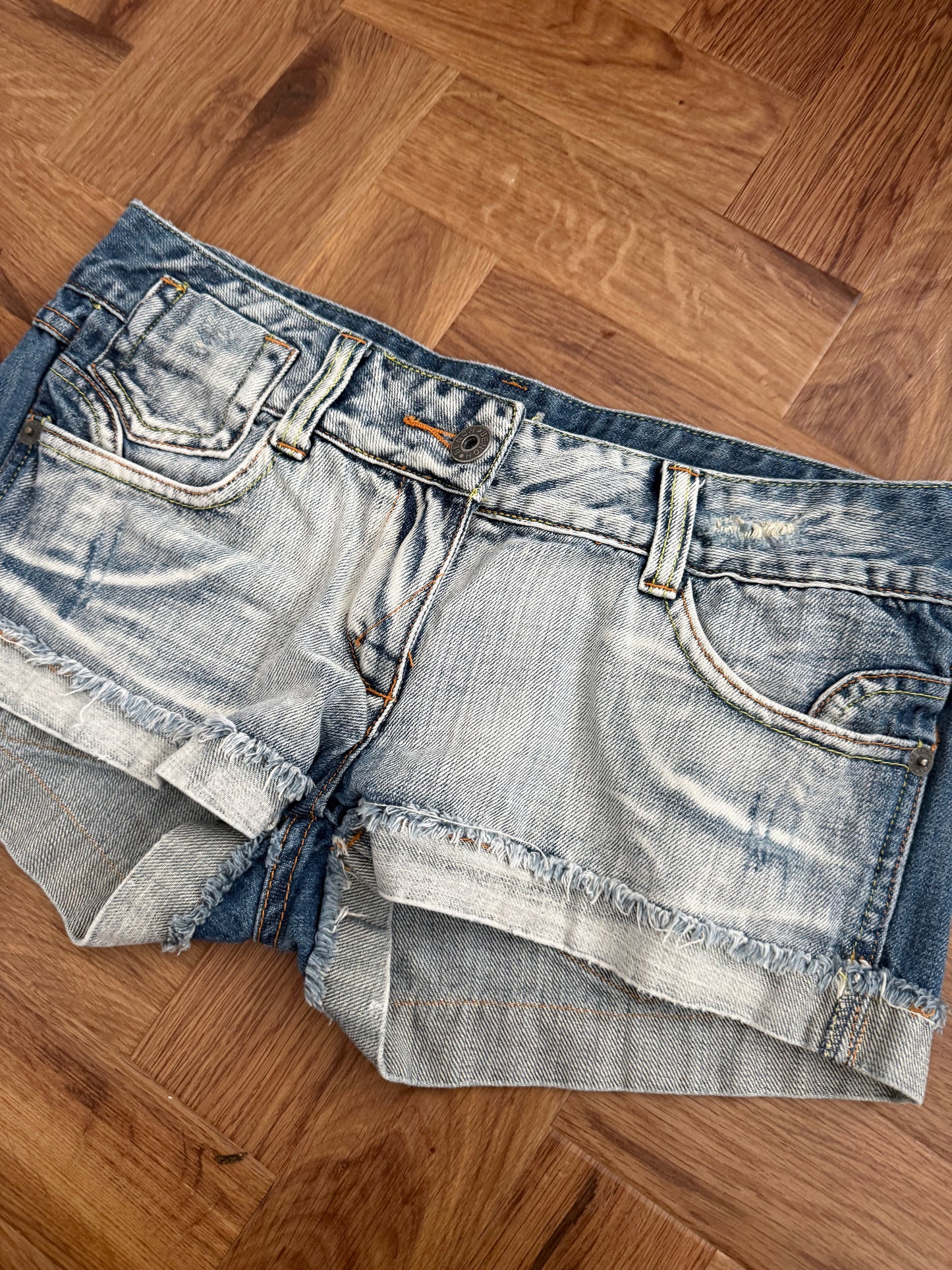 Bench Denim Mini Shorts (UK12)