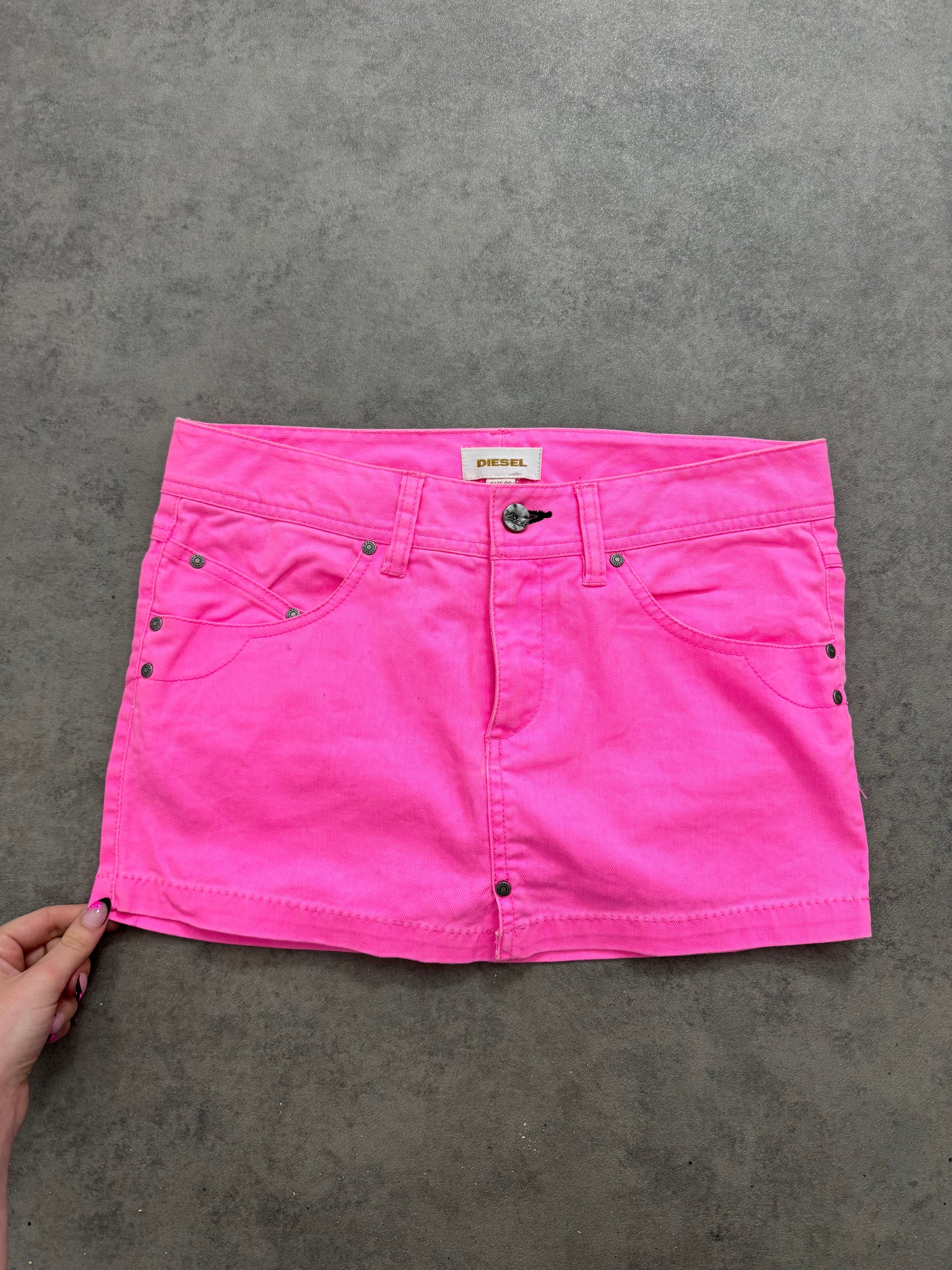 Diesel Pink Mini Skirt