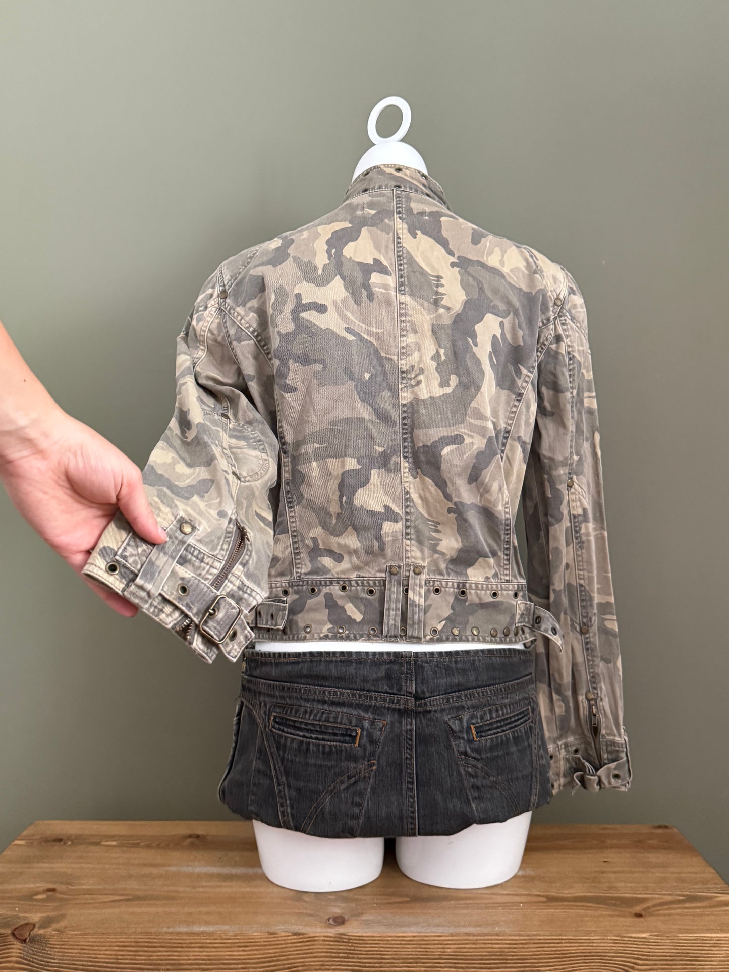 Camo Cargo Jacket (UK14)