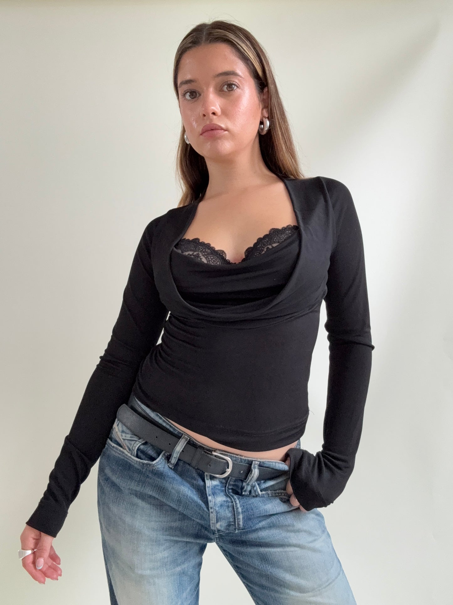 Allsaints Mesh Slinky Top (S)