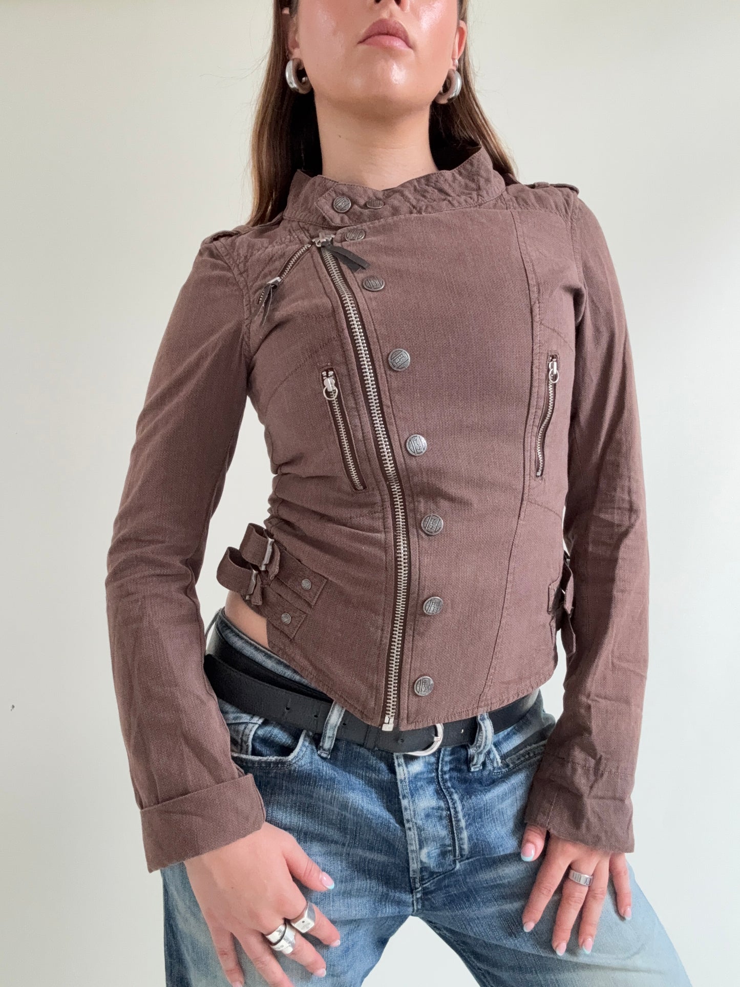 Diesel Asymmetric Buckle Jacket (S)