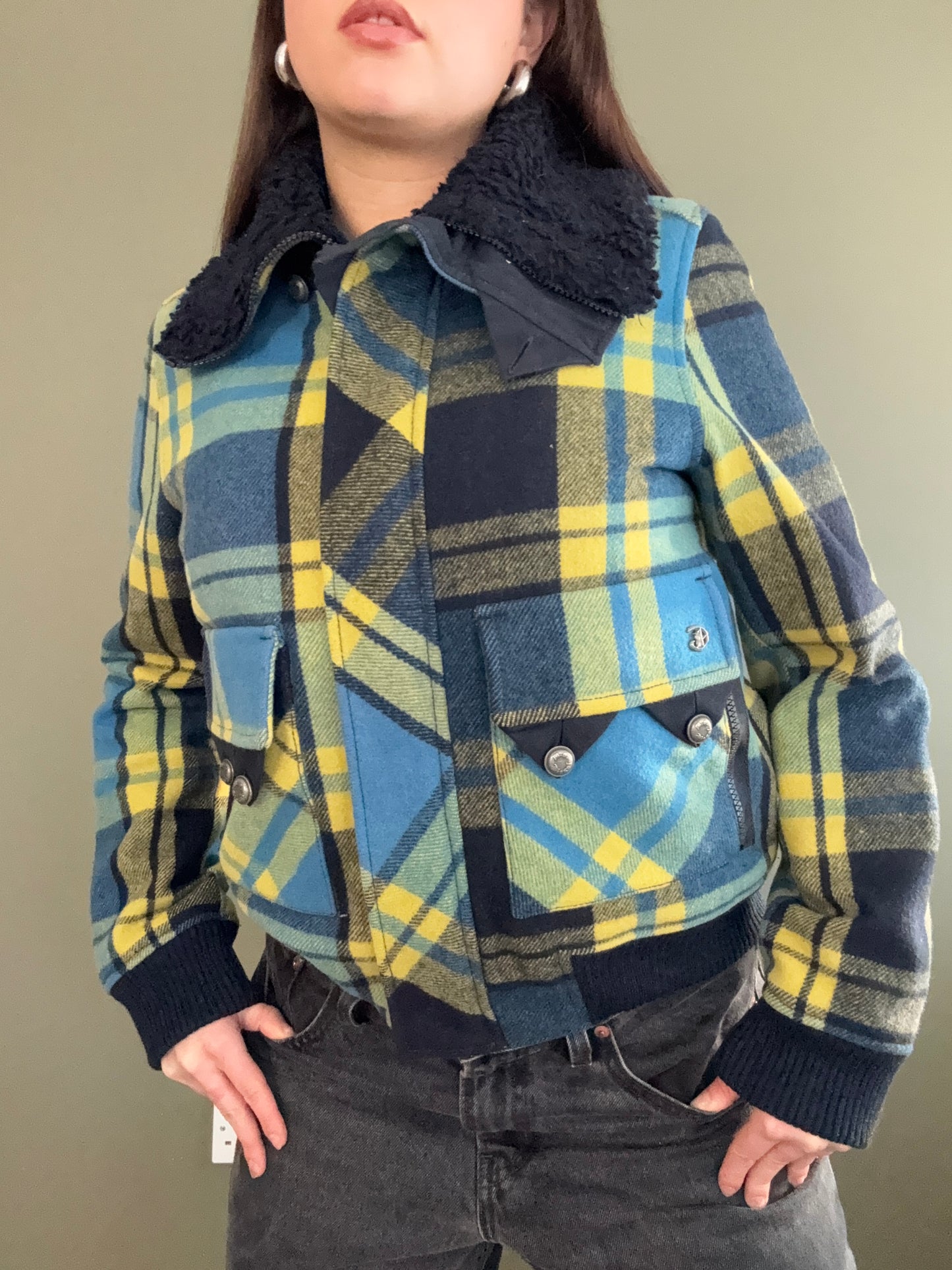 Diesel Wool Tartan Jacket (XS)