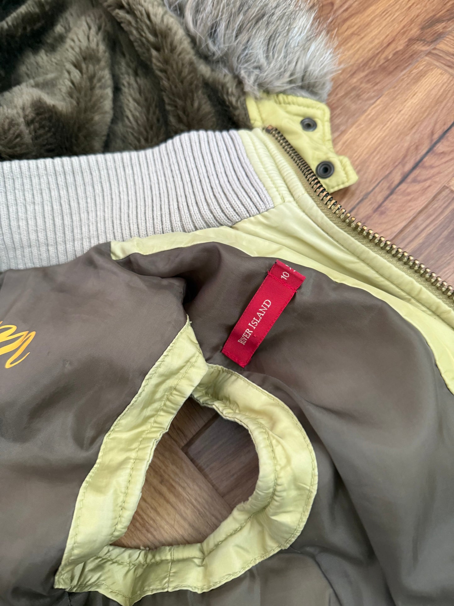 Y2K Lime Green Gilet (UK10)
