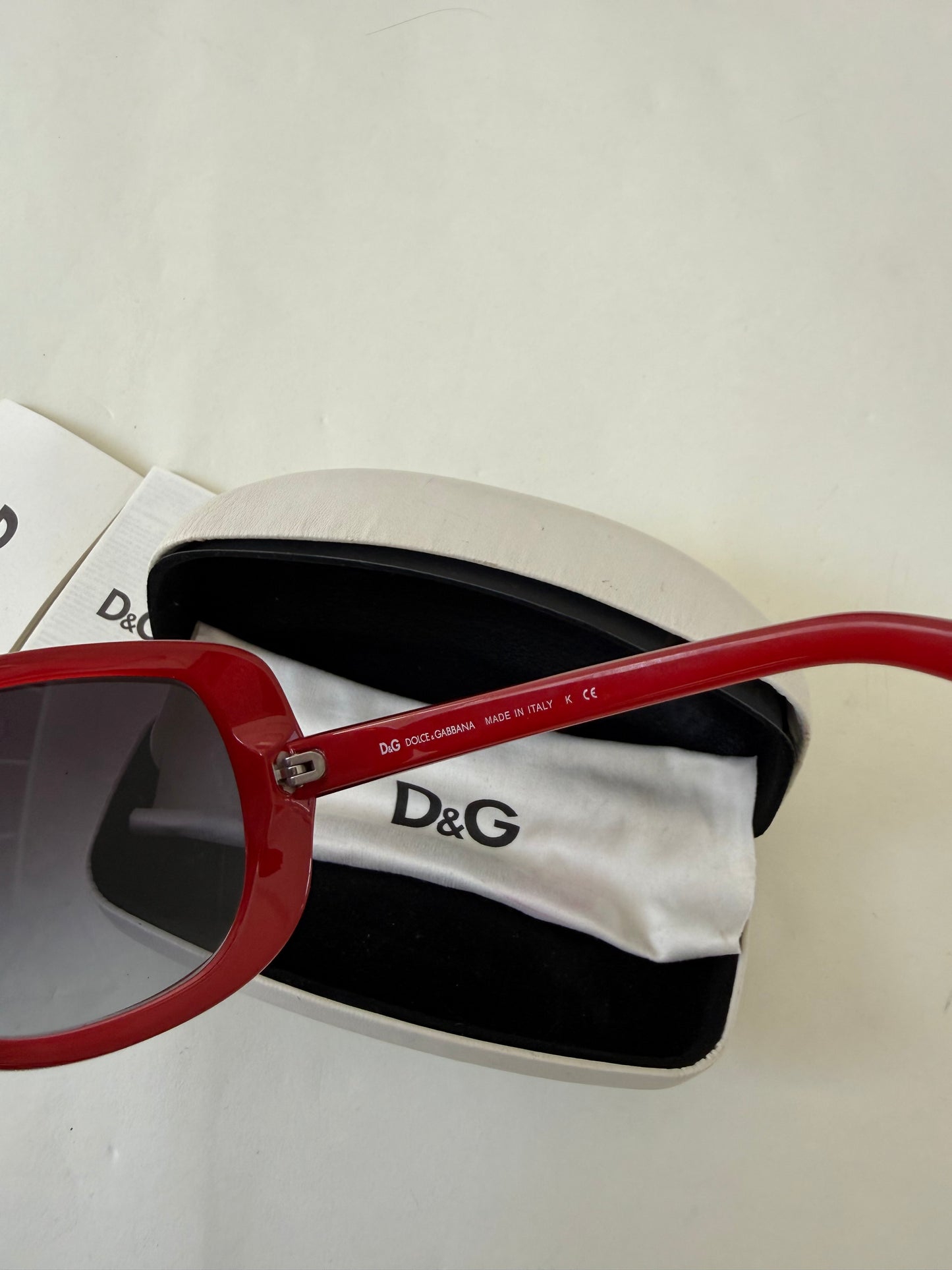 Dolce & Gabbana Red Sunglasses