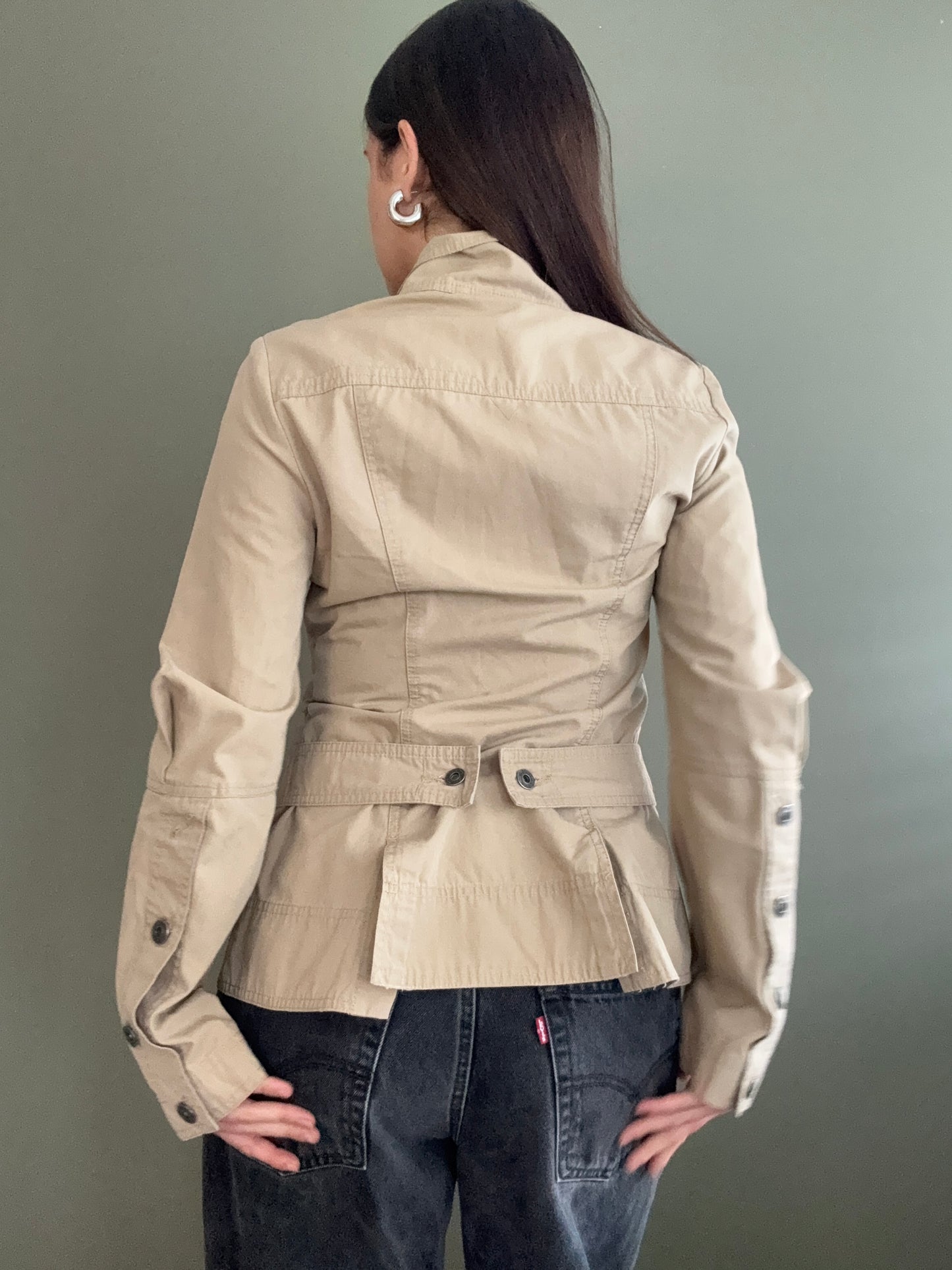 Diesel Asymmetric Button Up Jacket (M)